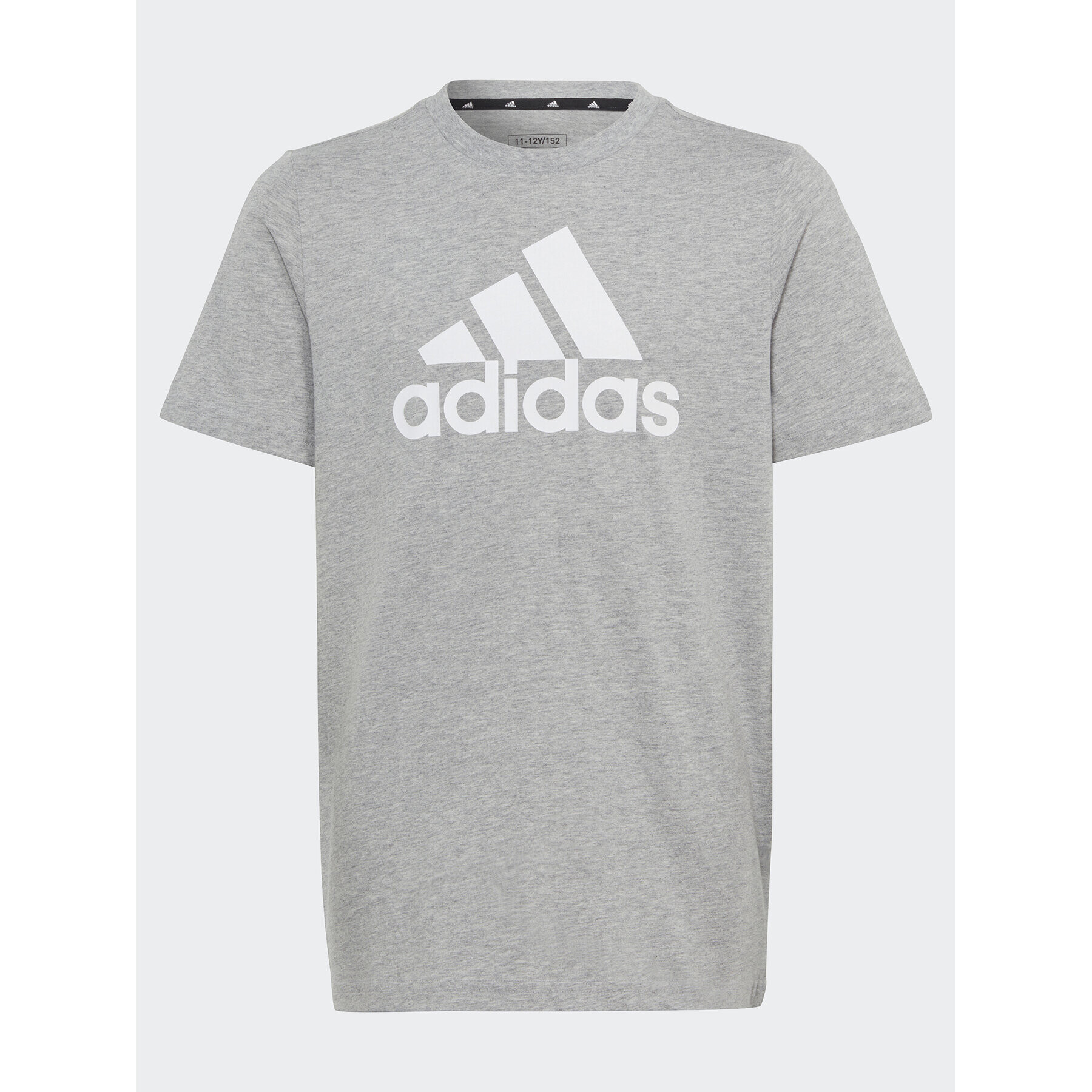 adidas Тишърт Essentials Big Logo Cotton T-Shirt HR6379 Сив Regular Fit - Pepit.bg