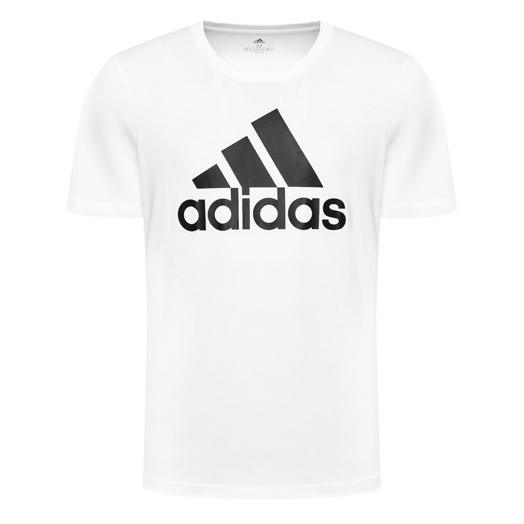 adidas Тишърт Essentials Big Logo GK9121 Бял Regular Fit - Pepit.bg