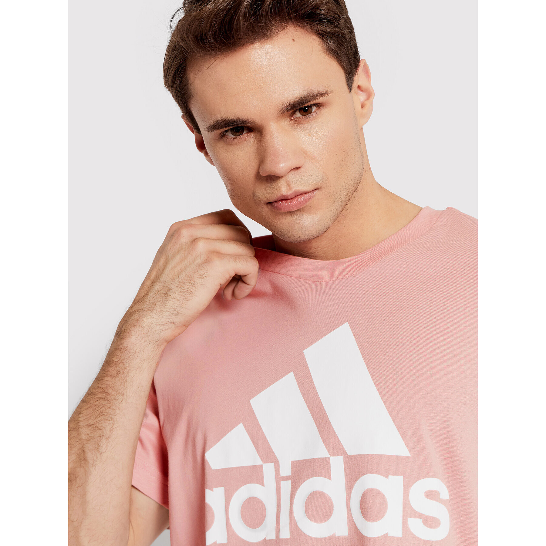 adidas Performance Тишърт Essentials Big Logo HE1851 Розов Regular Fit - Pepit.bg