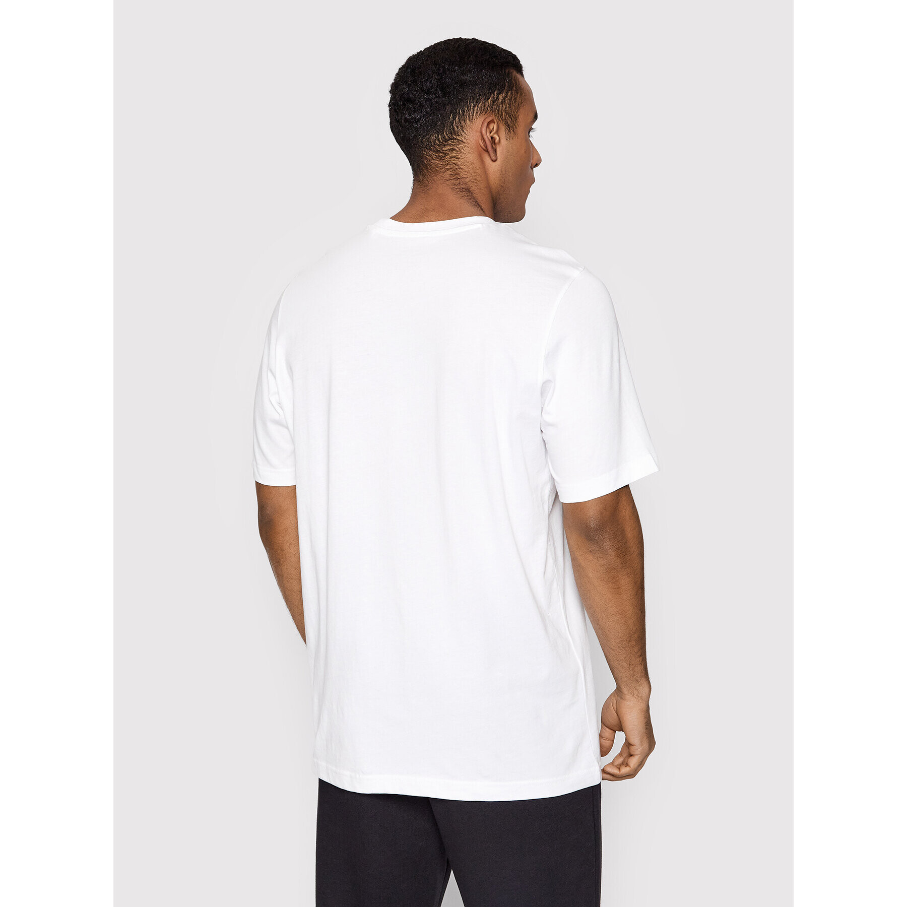 adidas Тишърт Essentials Embroidered Linear Logo GL0058 Бял Regular Fit - Pepit.bg