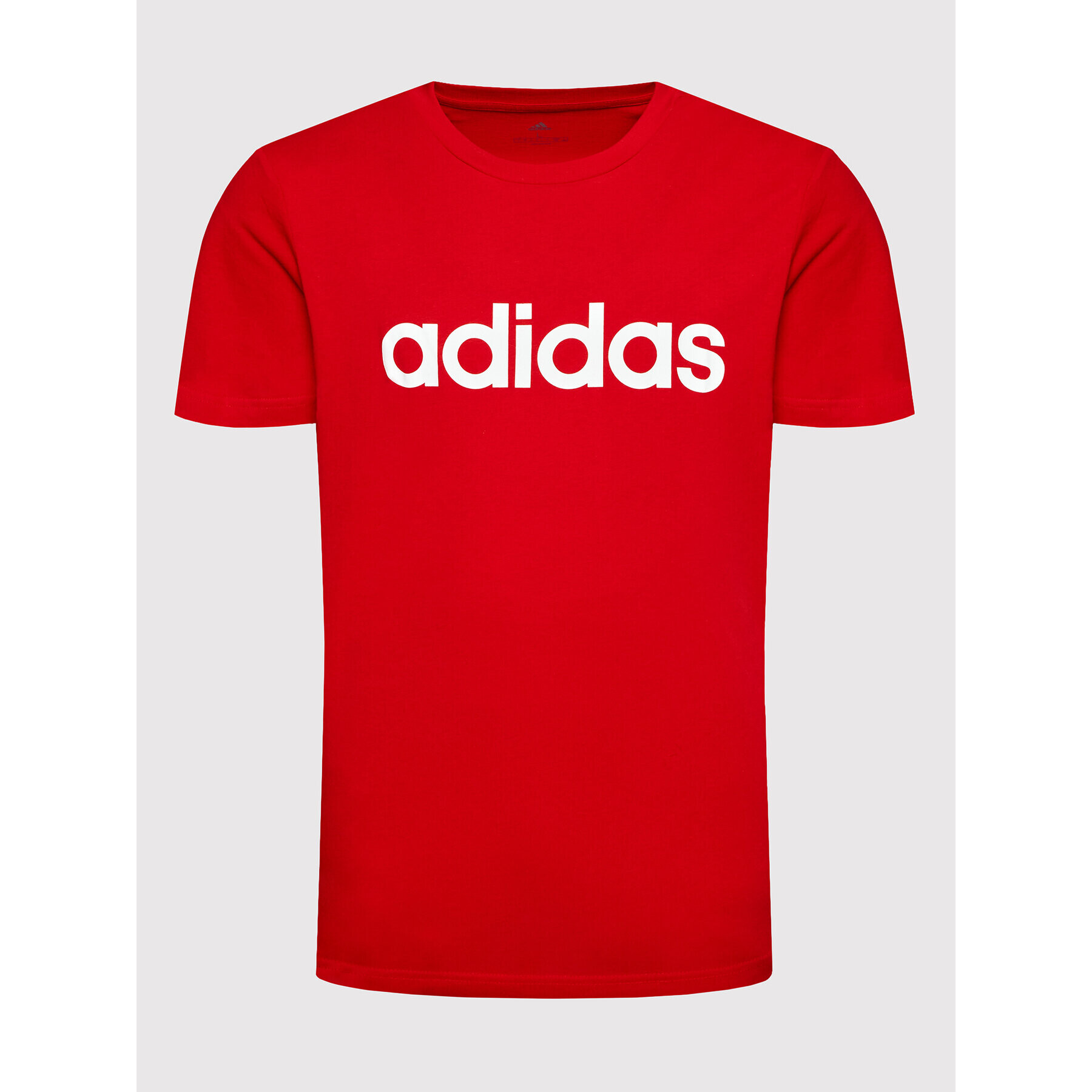 adidas Тишърт Essentials Embroidered Linear Logo GL0061 Червен Regular Fit - Pepit.bg