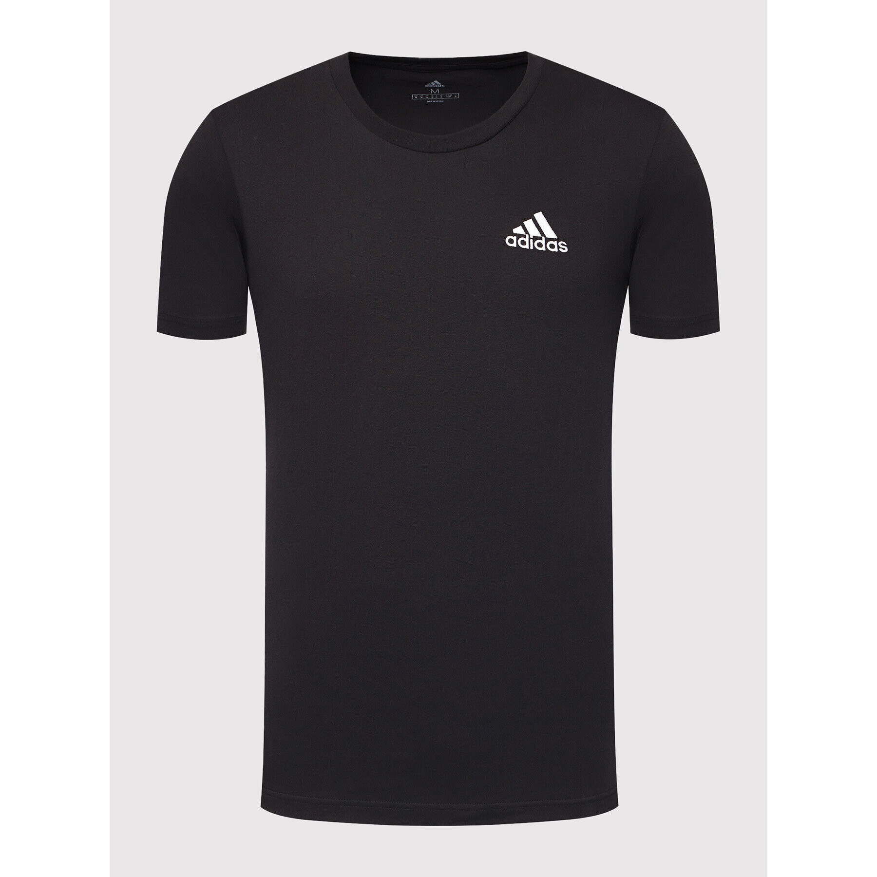 adidas Performance Тишърт Essentials Embroidered Small Logo GK9639 Черен Regular Fit - Pepit.bg