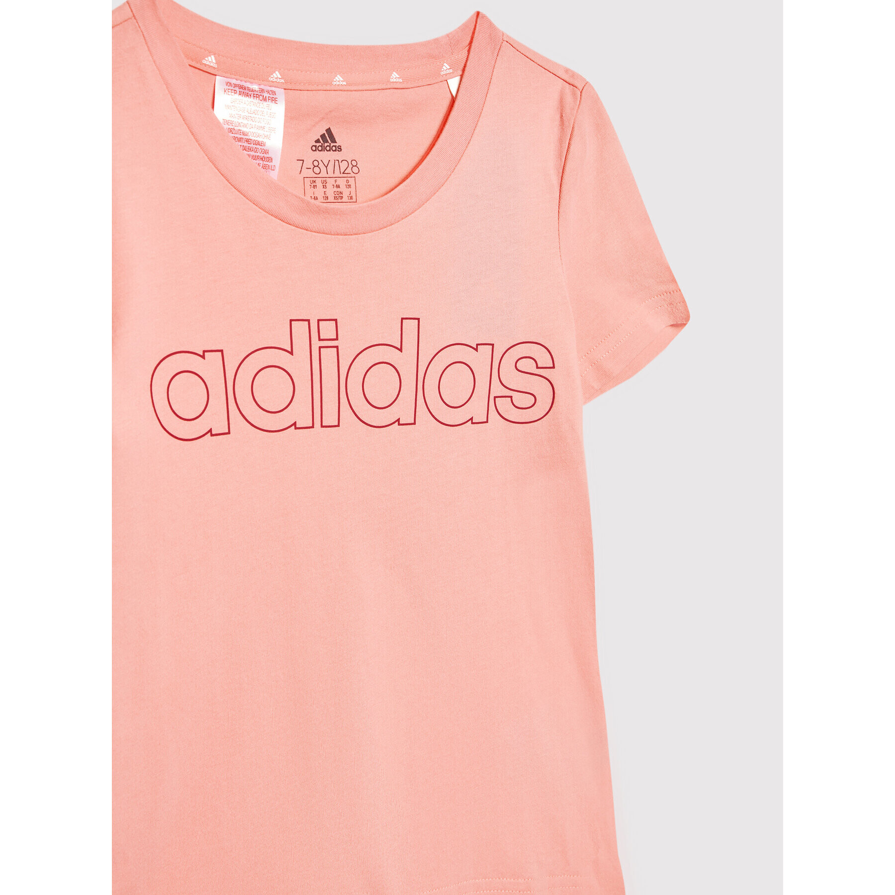 adidas Performance Тишърт Essentials HE1965 Розов Slim Fit - Pepit.bg