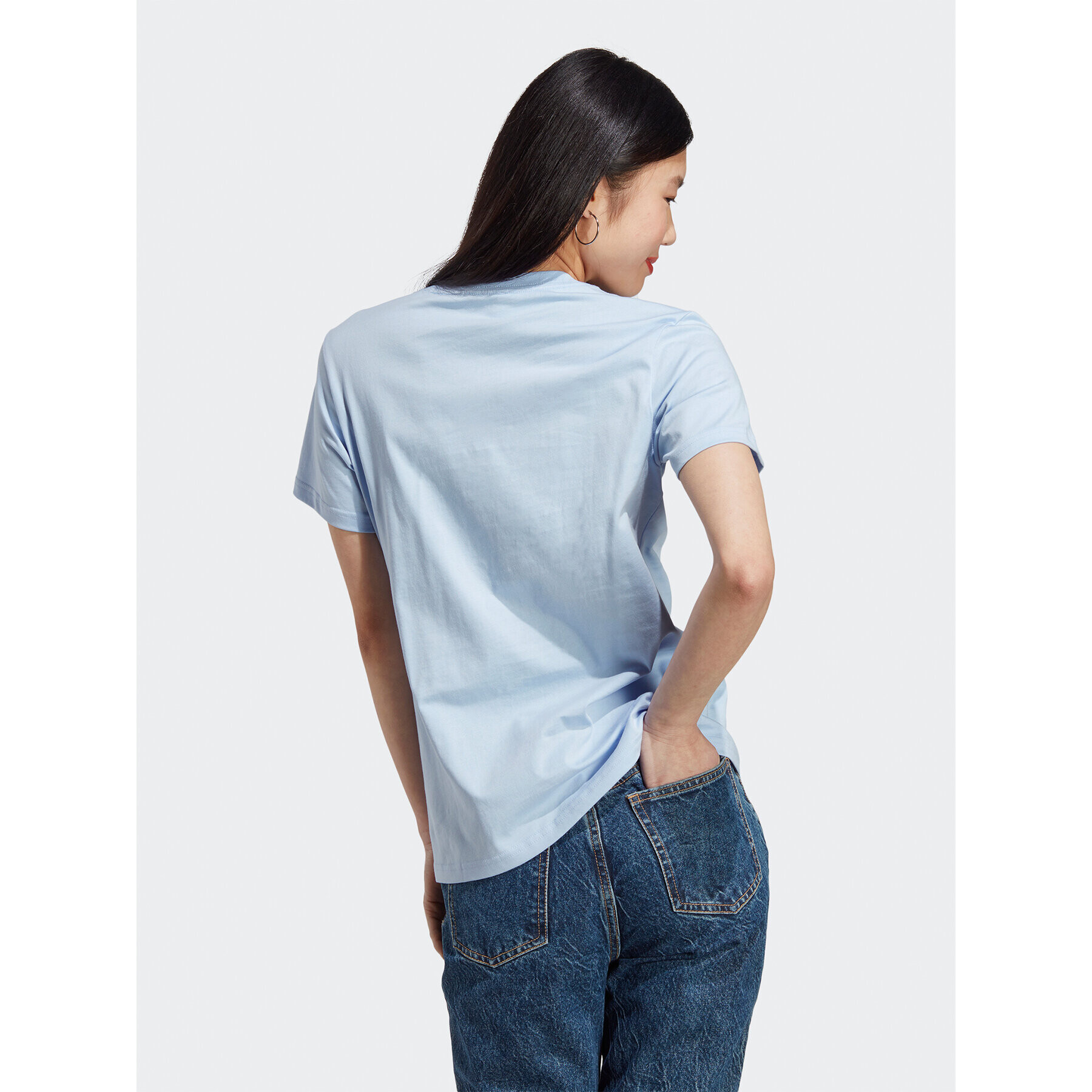 adidas Тишърт Essentials Logo T-Shirt IC0637 Син Regular Fit - Pepit.bg