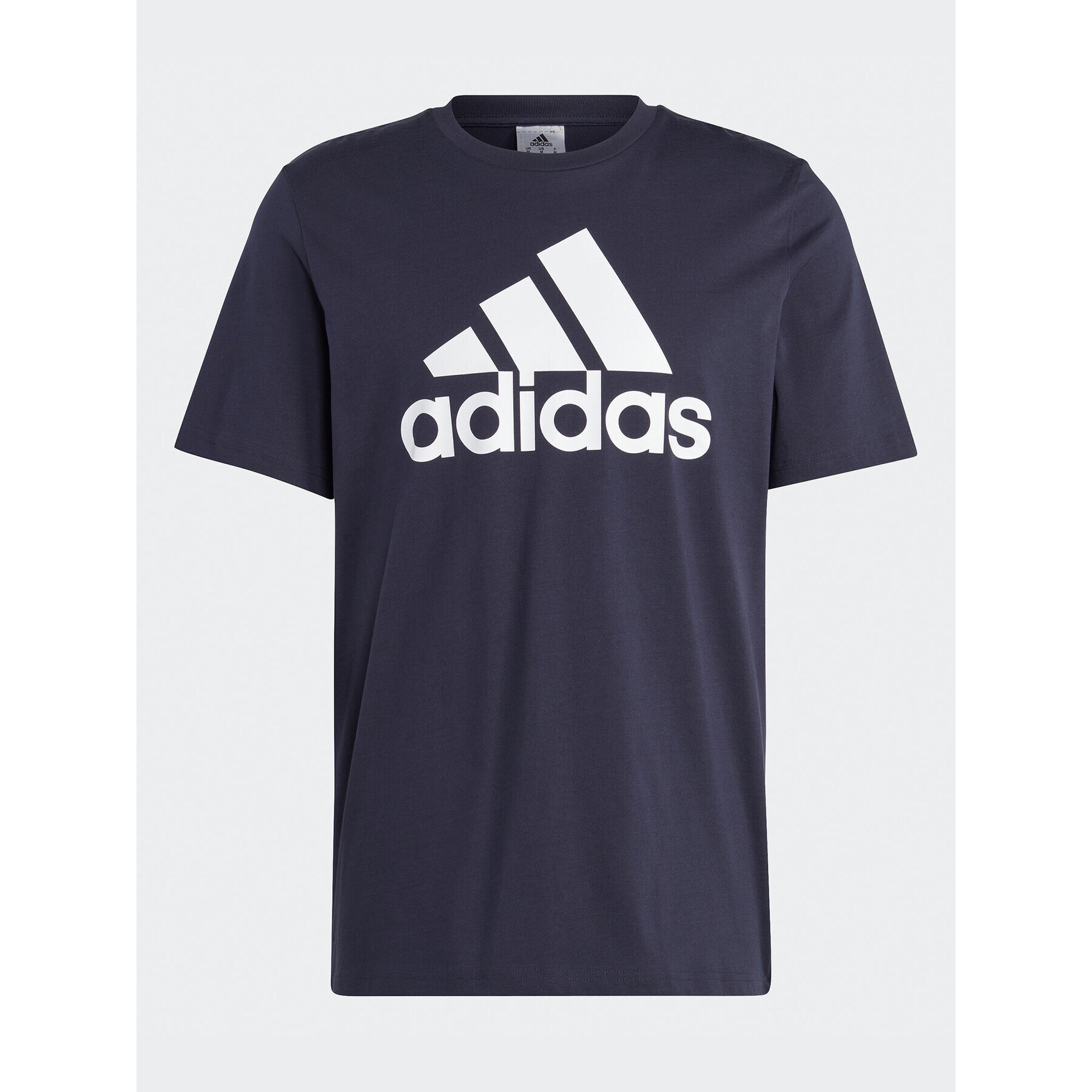 adidas Тишърт Essentials Single Jersey Big Logo T-Shirt IC9348 Син Regular Fit - Pepit.bg