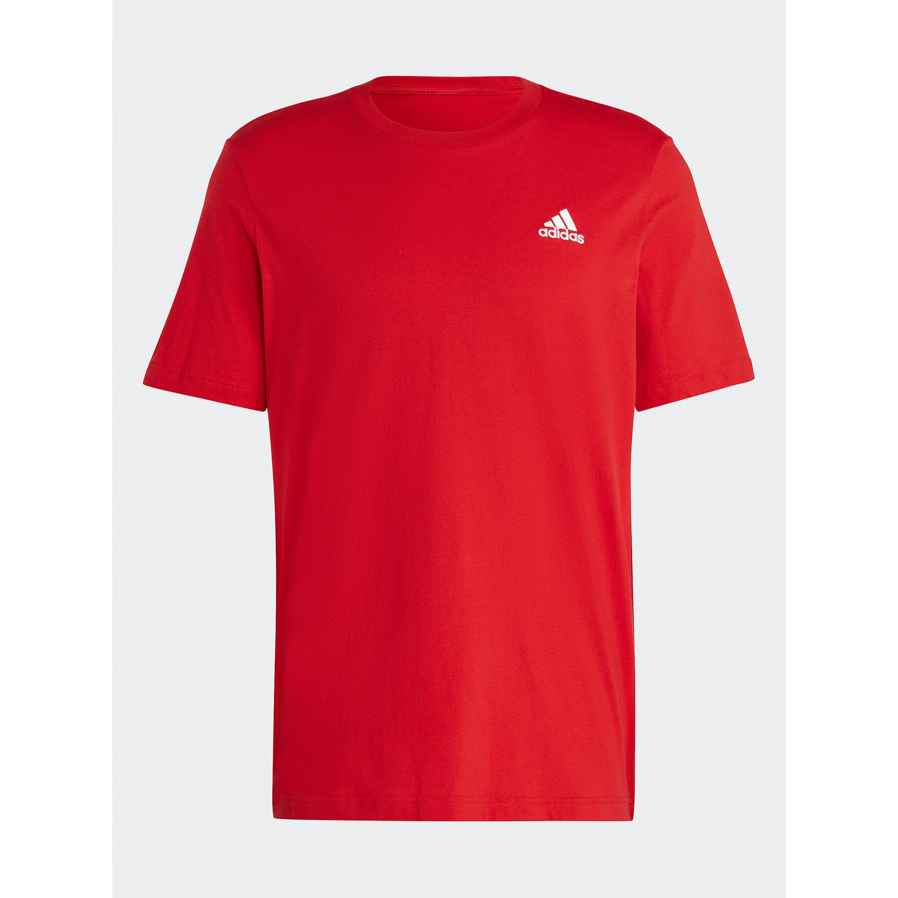 adidas Тишърт Essentials Single Jersey Embroidered Small Logo T-Shirt IC9290 Червен Regular Fit - Pepit.bg