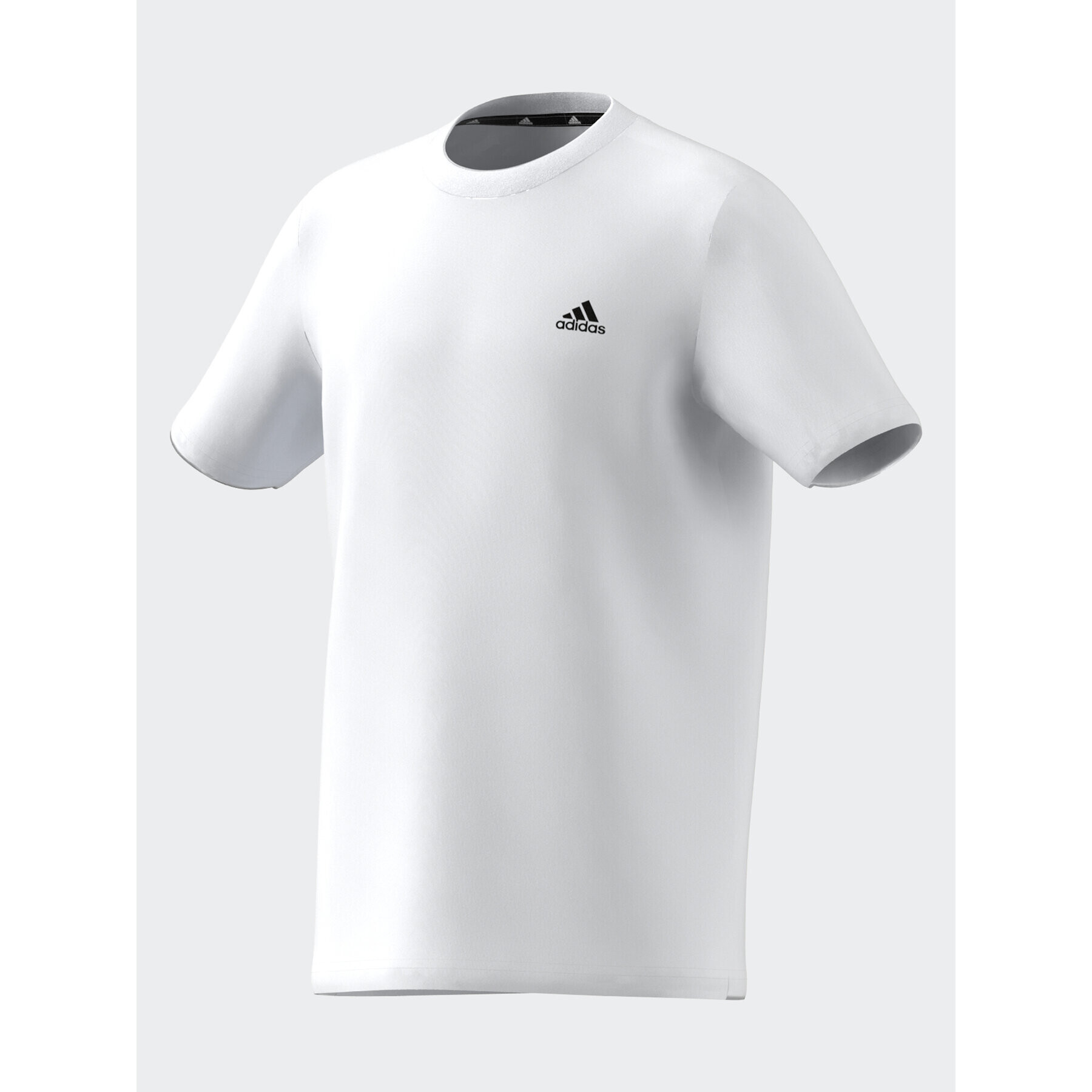 adidas Тишърт Essentials Small Logo Cotton T-Shirt IB4093 Бял Regular Fit - Pepit.bg