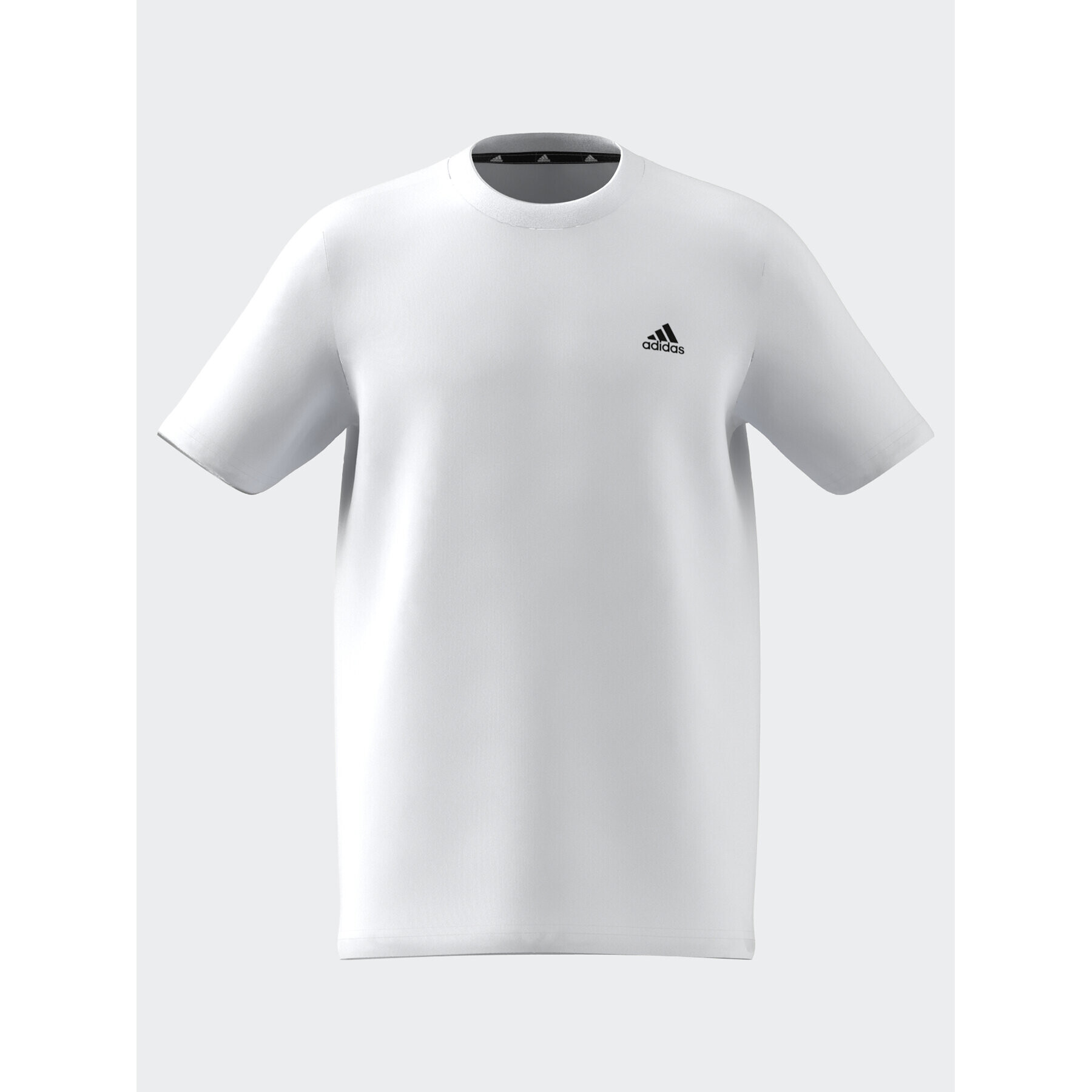 adidas Тишърт Essentials Small Logo Cotton T-Shirt IB4093 Бял Regular Fit - Pepit.bg