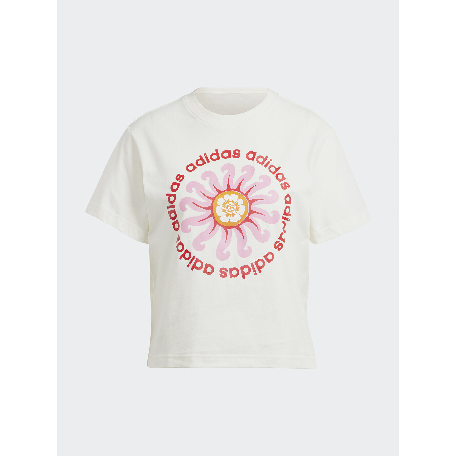 adidas Тишърт FARM Rio Graphic IM2391 Бял Regular Fit - Pepit.bg