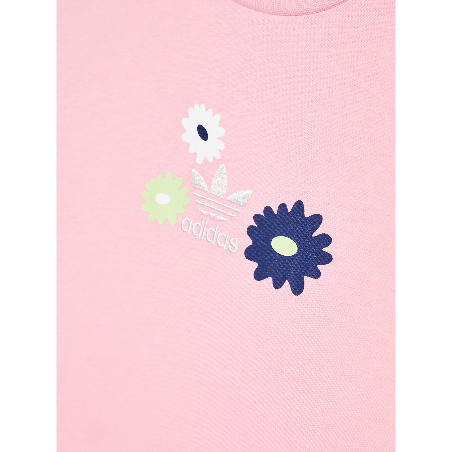 adidas Тишърт Flower Print HF7466 Розов Regular Fit - Pepit.bg