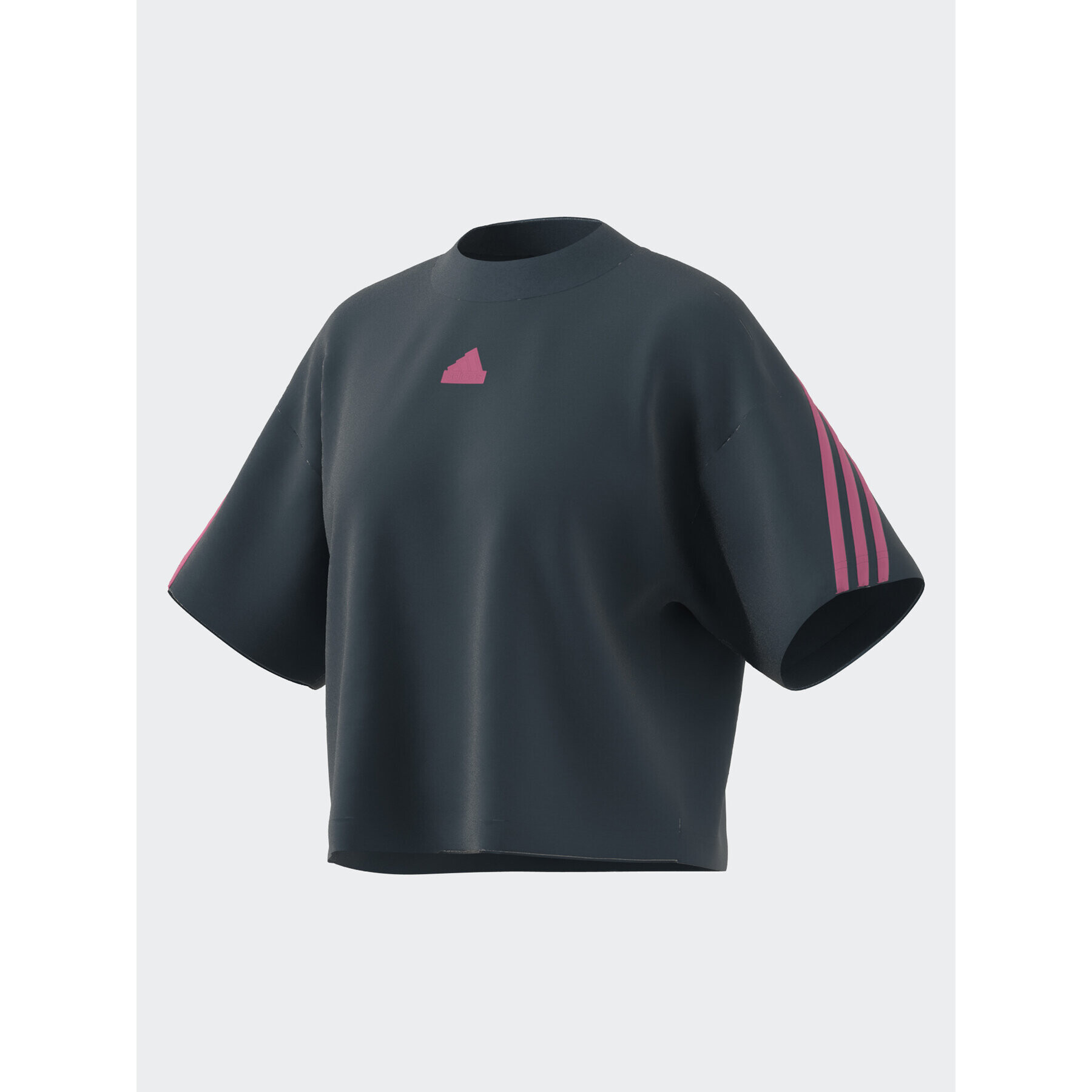 adidas Тишърт Future Icons 3-Stripes T-Shirt IL3063 Електриков Loose Fit - Pepit.bg