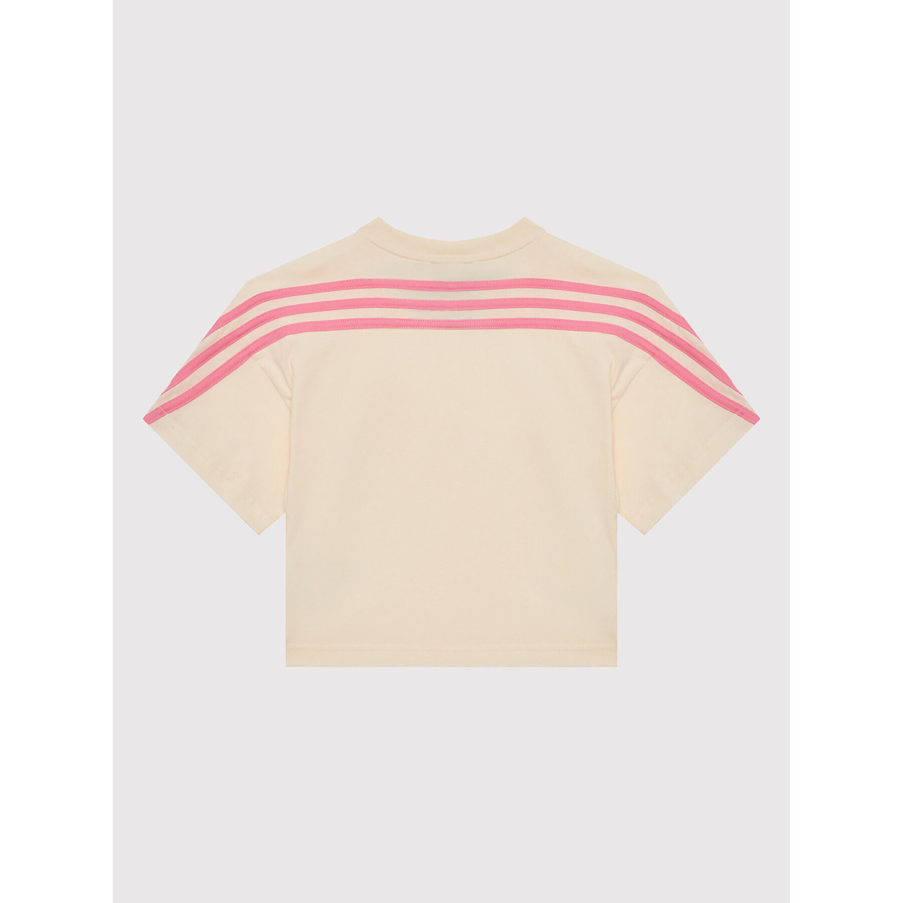 adidas Тишърт Future Icons Sport 3-Stripes HN1083 Бежов Loose Fit - Pepit.bg