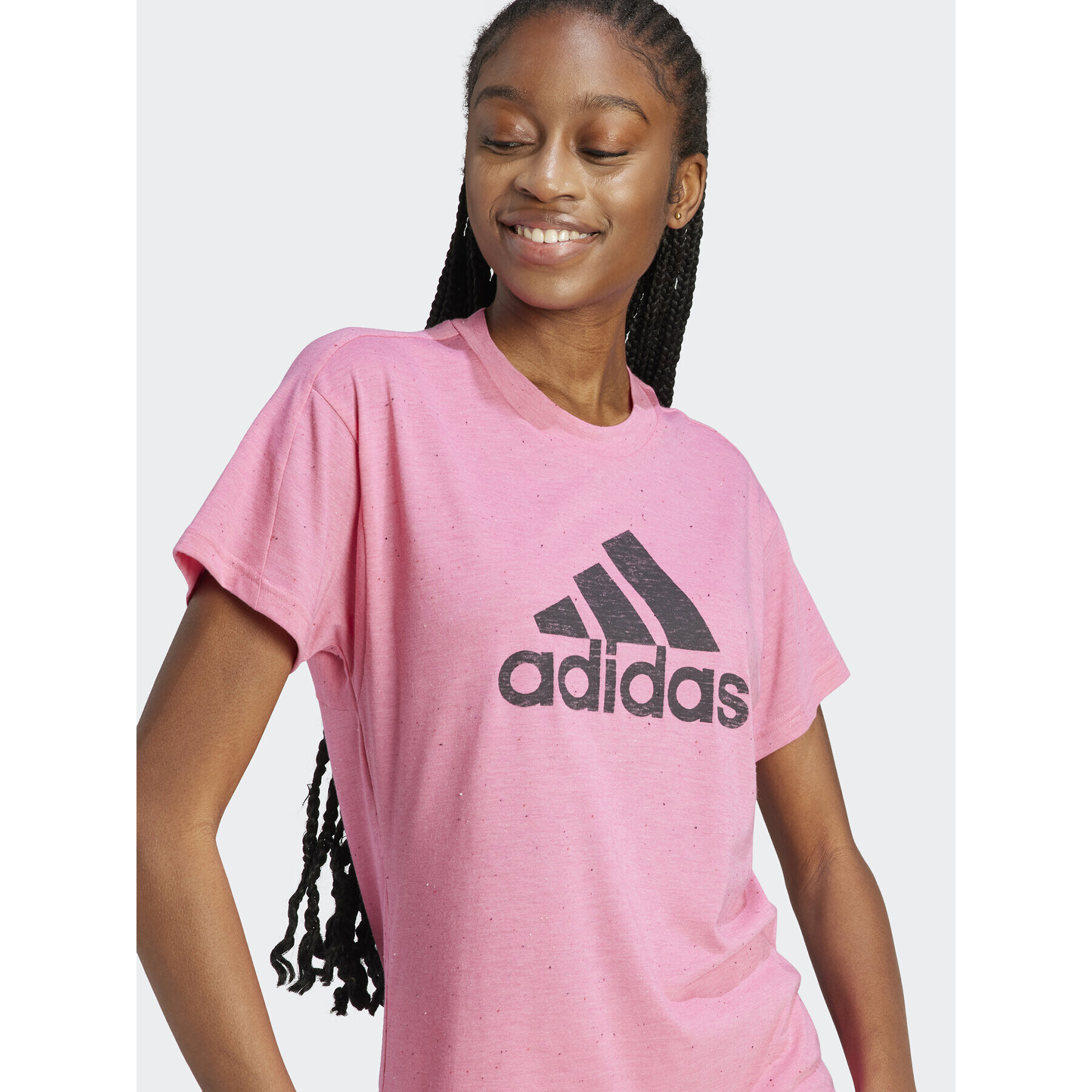 adidas Тишърт Future Icons Winners 3.0 IM2417 Розов Regular Fit - Pepit.bg