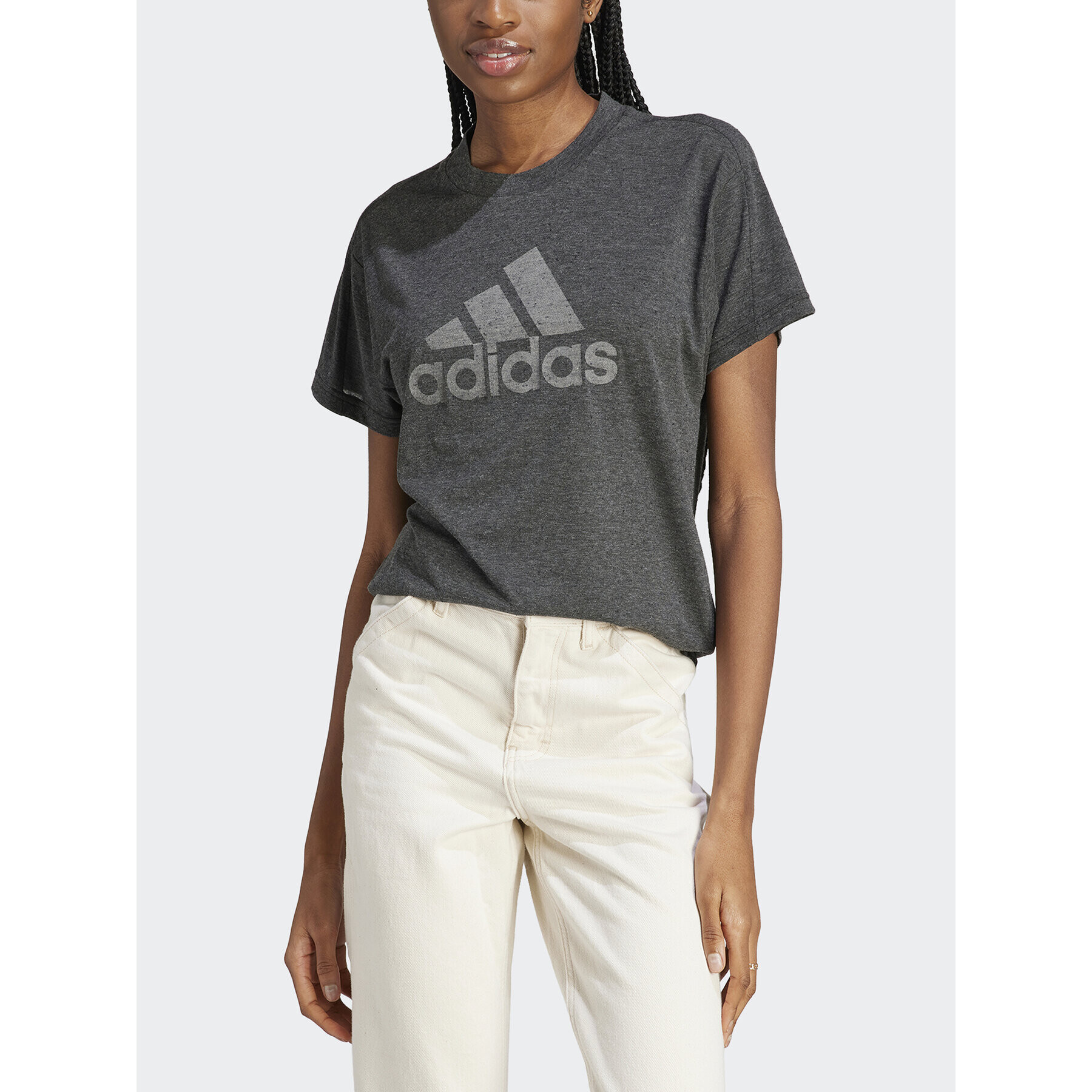 adidas Тишърт Future Icons Winners 3.0 IM2423 Сив Regular Fit - Pepit.bg