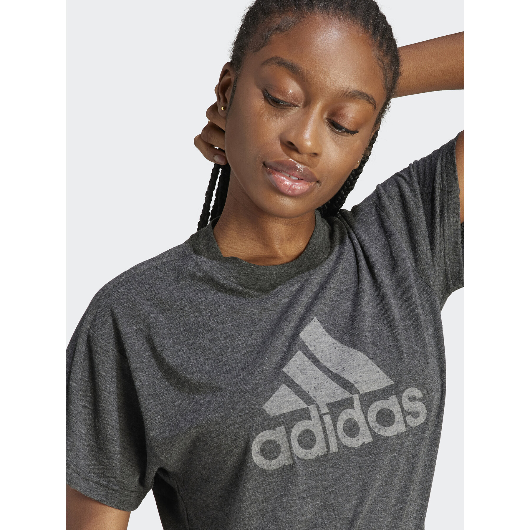 adidas Тишърт Future Icons Winners 3.0 IM2423 Сив Regular Fit - Pepit.bg
