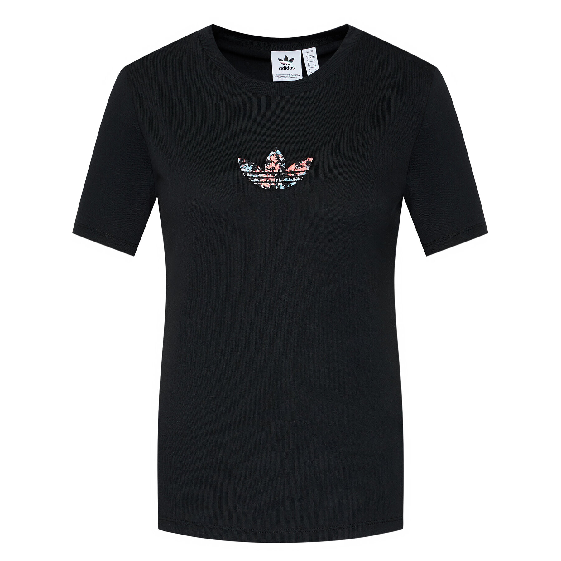 adidas Тишърт GN3043 Черен Standard Fit - Pepit.bg