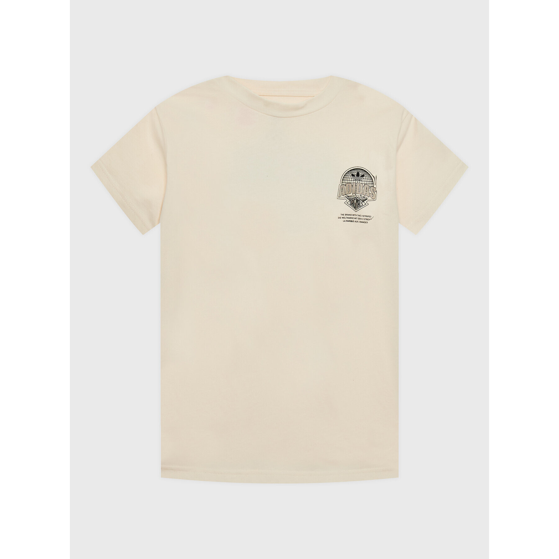 adidas Тишърт Graphic HK2820 Бежов Relaxed Fit - Pepit.bg