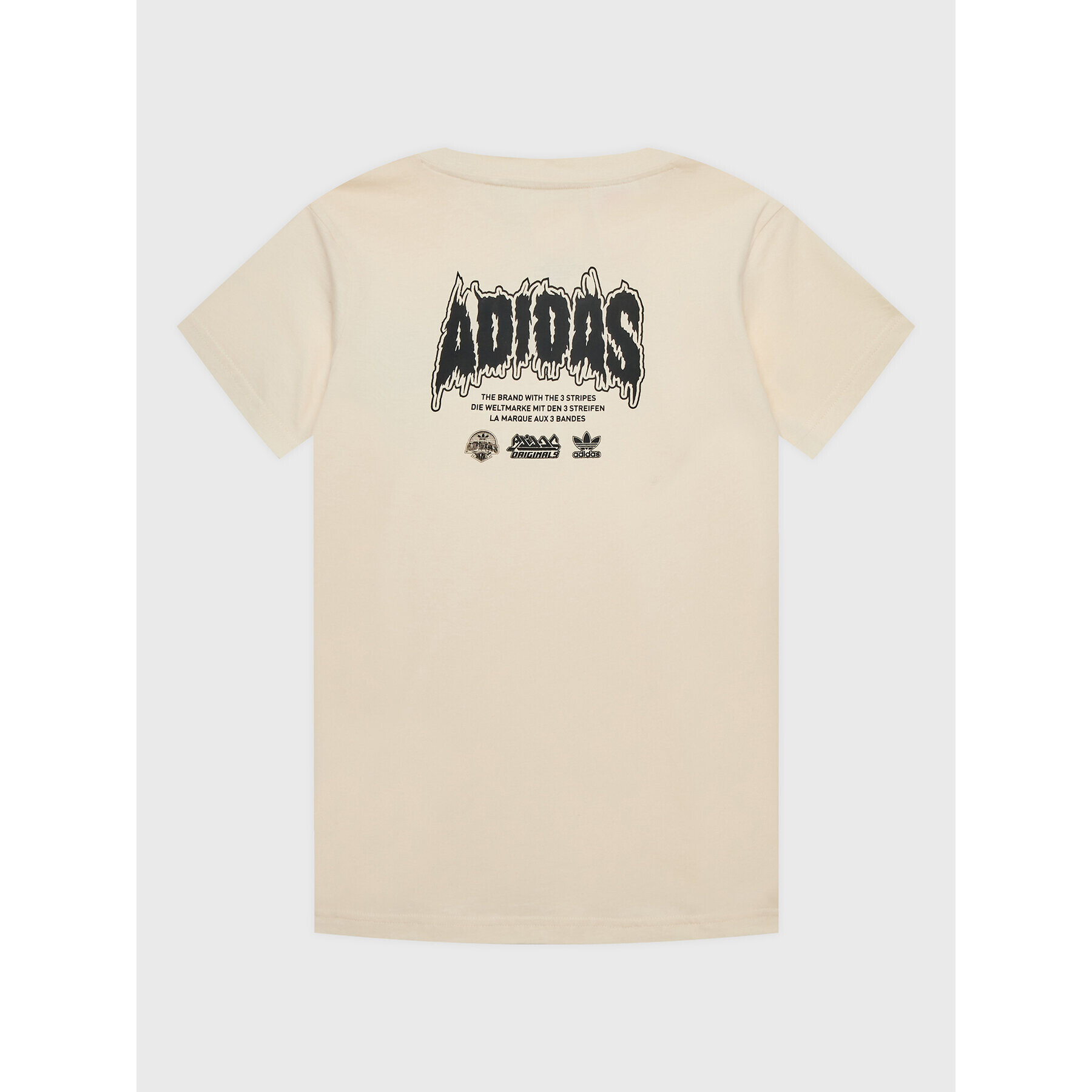 adidas Тишърт Graphic HK2820 Бежов Relaxed Fit - Pepit.bg