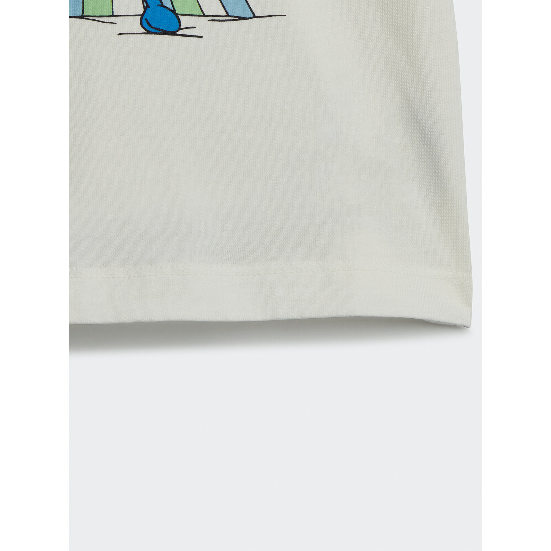 adidas Тишърт Graphic Print T-Shirt IB8607 Бял Regular Fit - Pepit.bg