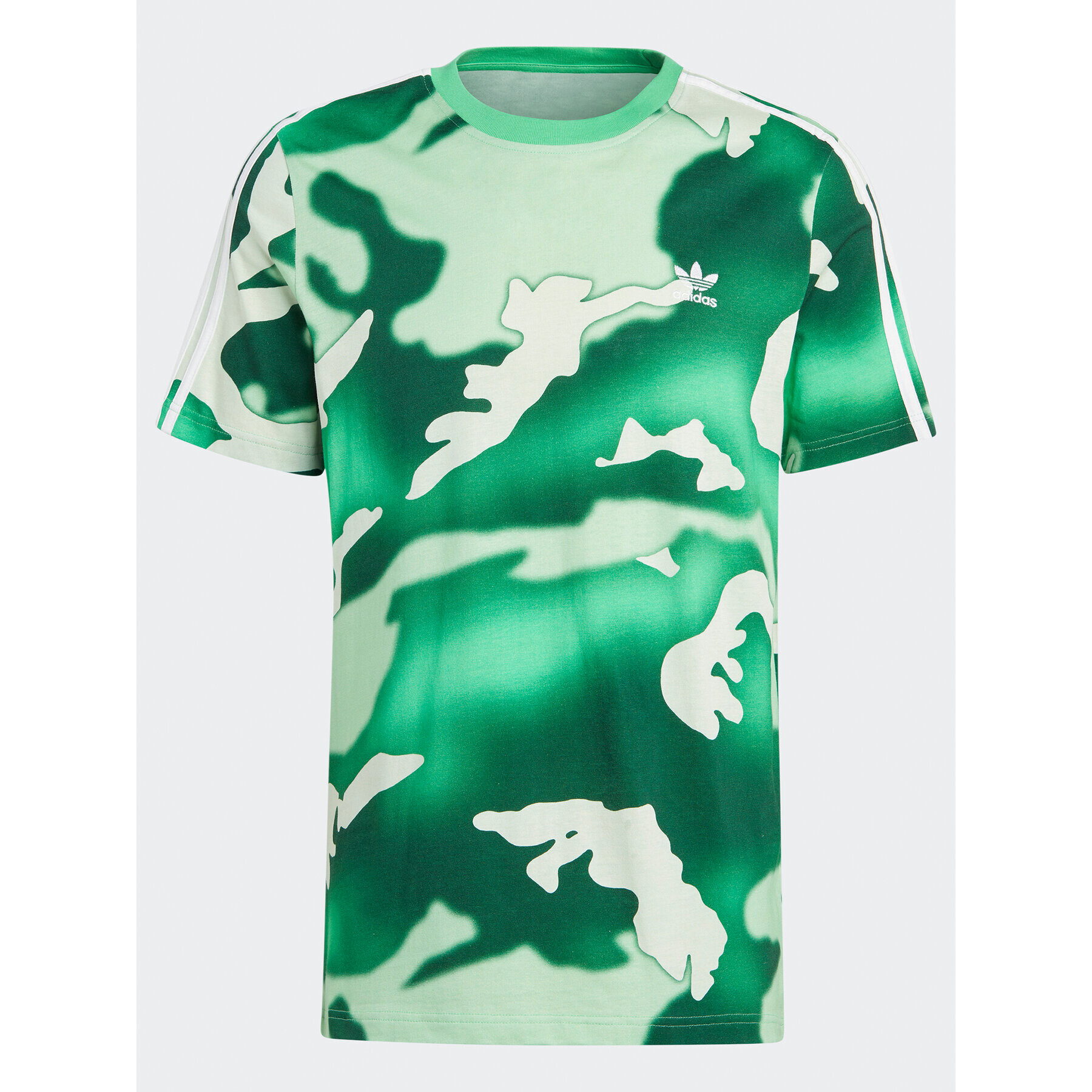 adidas Тишърт Graphics Camo Allover Print T-Shirt HZ1157 Зелен Regular Fit - Pepit.bg