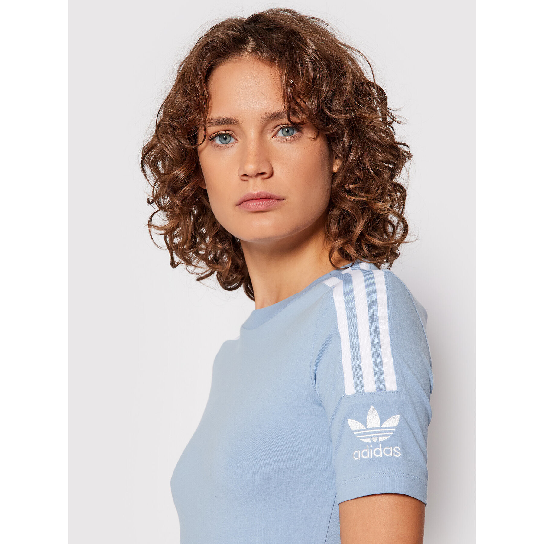 adidas Тишърт H33545 Син Tight Fit - Pepit.bg