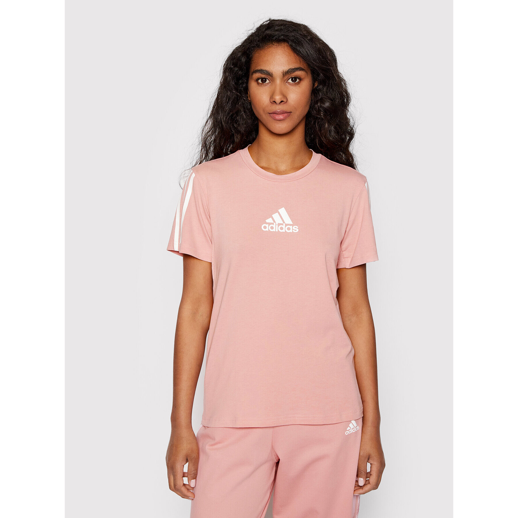 adidas Тишърт HD1790 Розов Regular Fit - Pepit.bg
