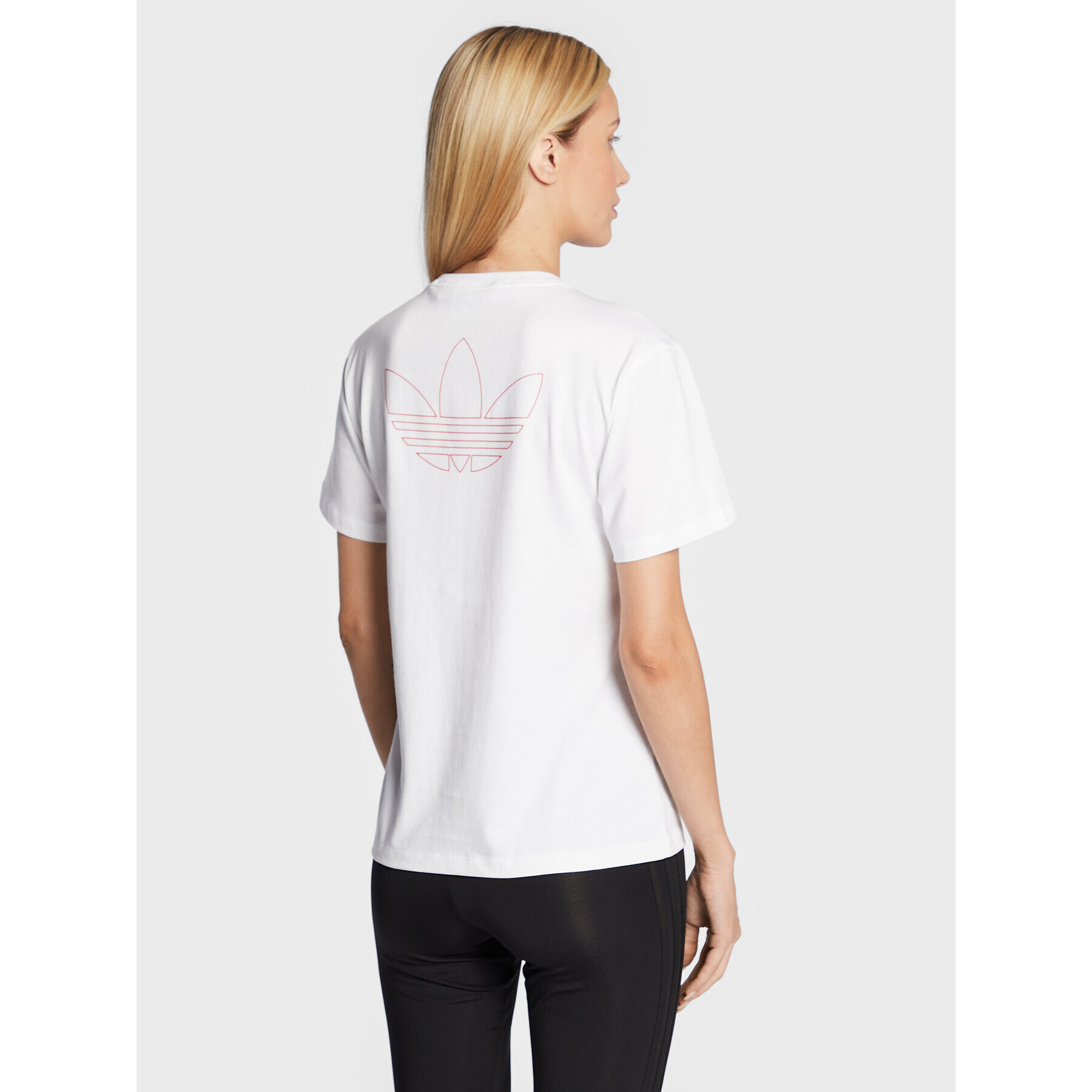 adidas Тишърт HK5173 Бял Regular Fit - Pepit.bg