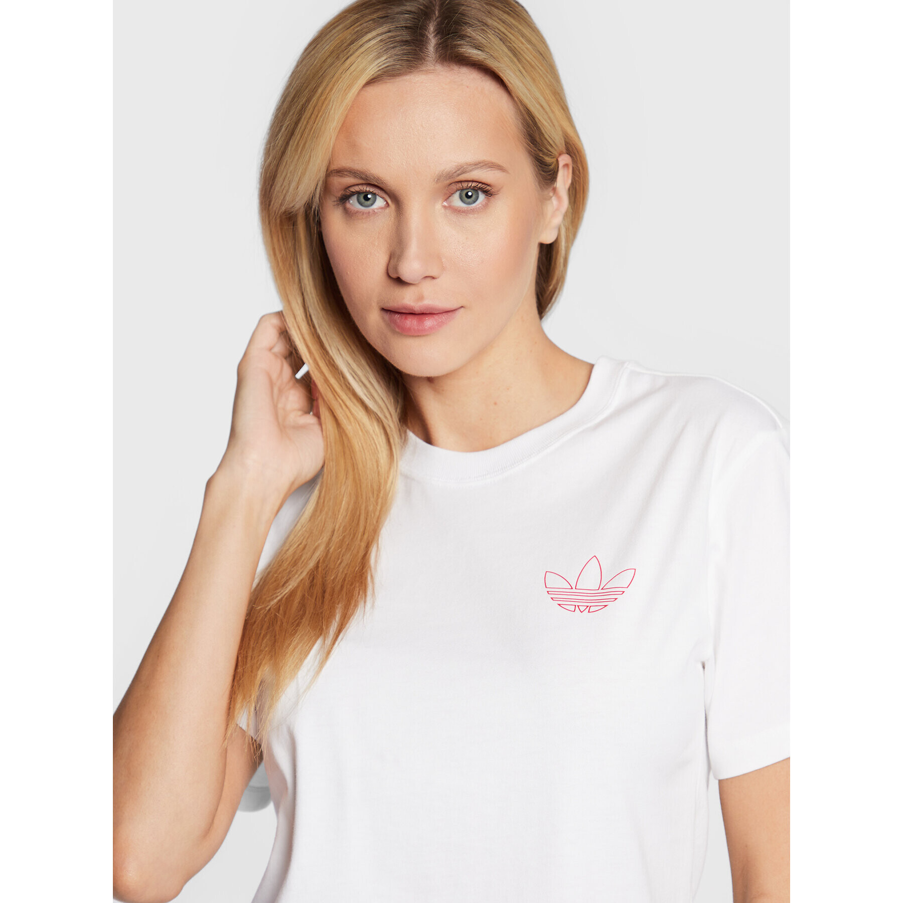 adidas Тишърт HK5173 Бял Regular Fit - Pepit.bg