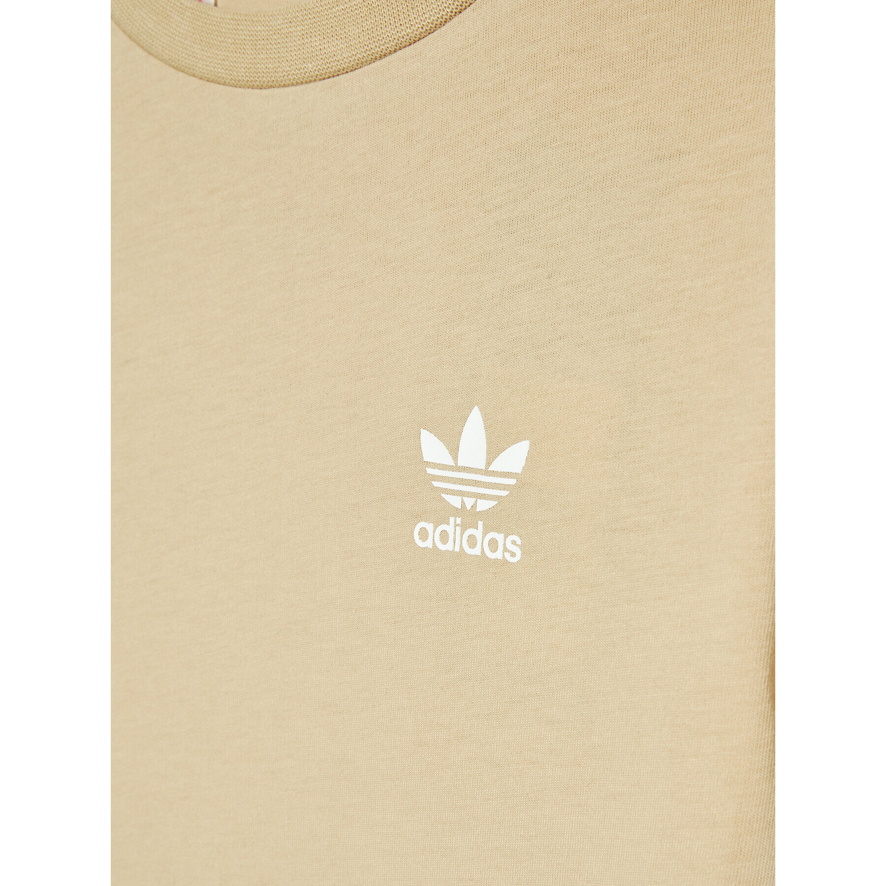 adidas Тишърт HK7437 Бежов Regular Fit - Pepit.bg