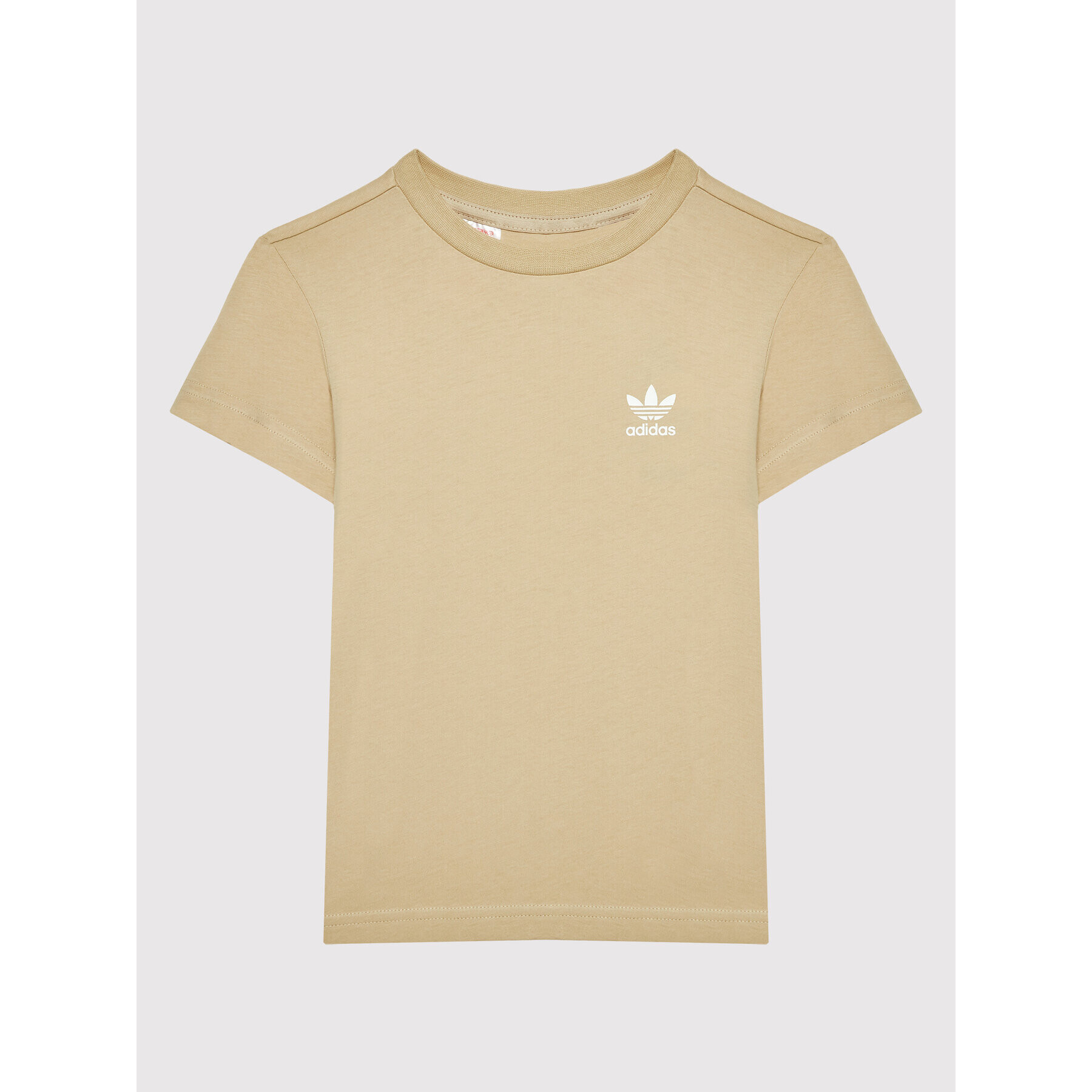 adidas Тишърт HK7437 Бежов Regular Fit - Pepit.bg