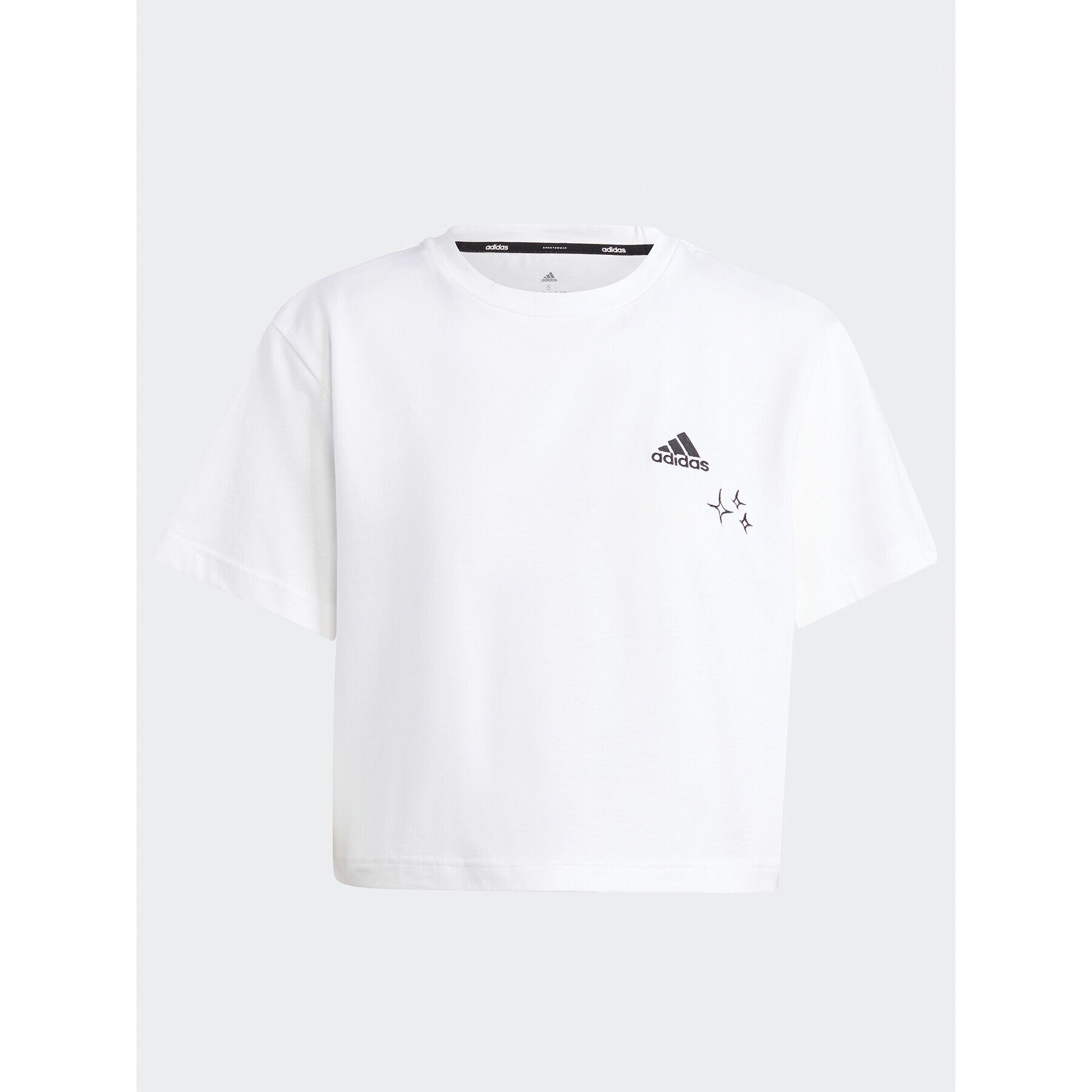 adidas Тишърт IA3161 Бял Loose Fit - Pepit.bg