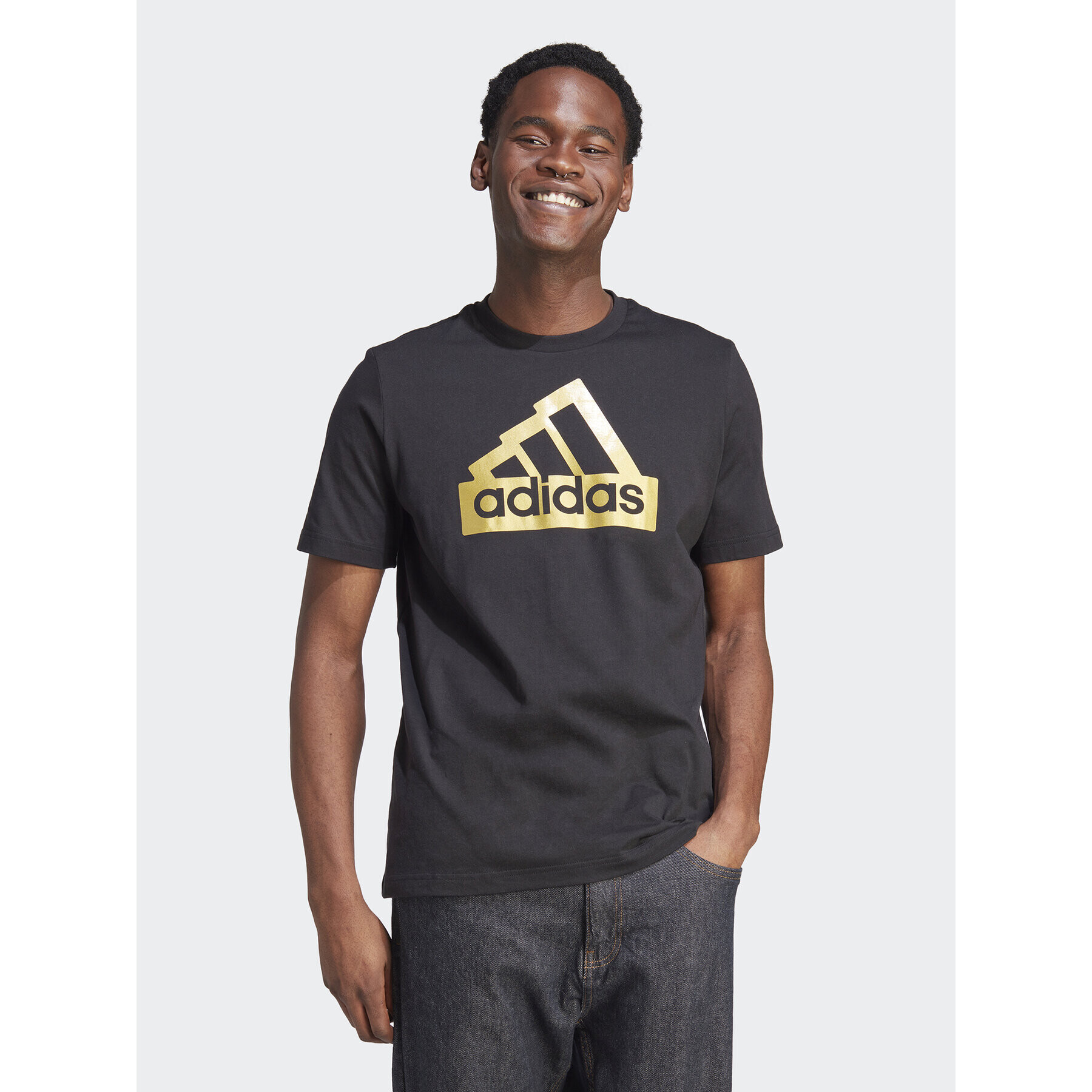 adidas Тишърт II3468 Черен Regular Fit - Pepit.bg