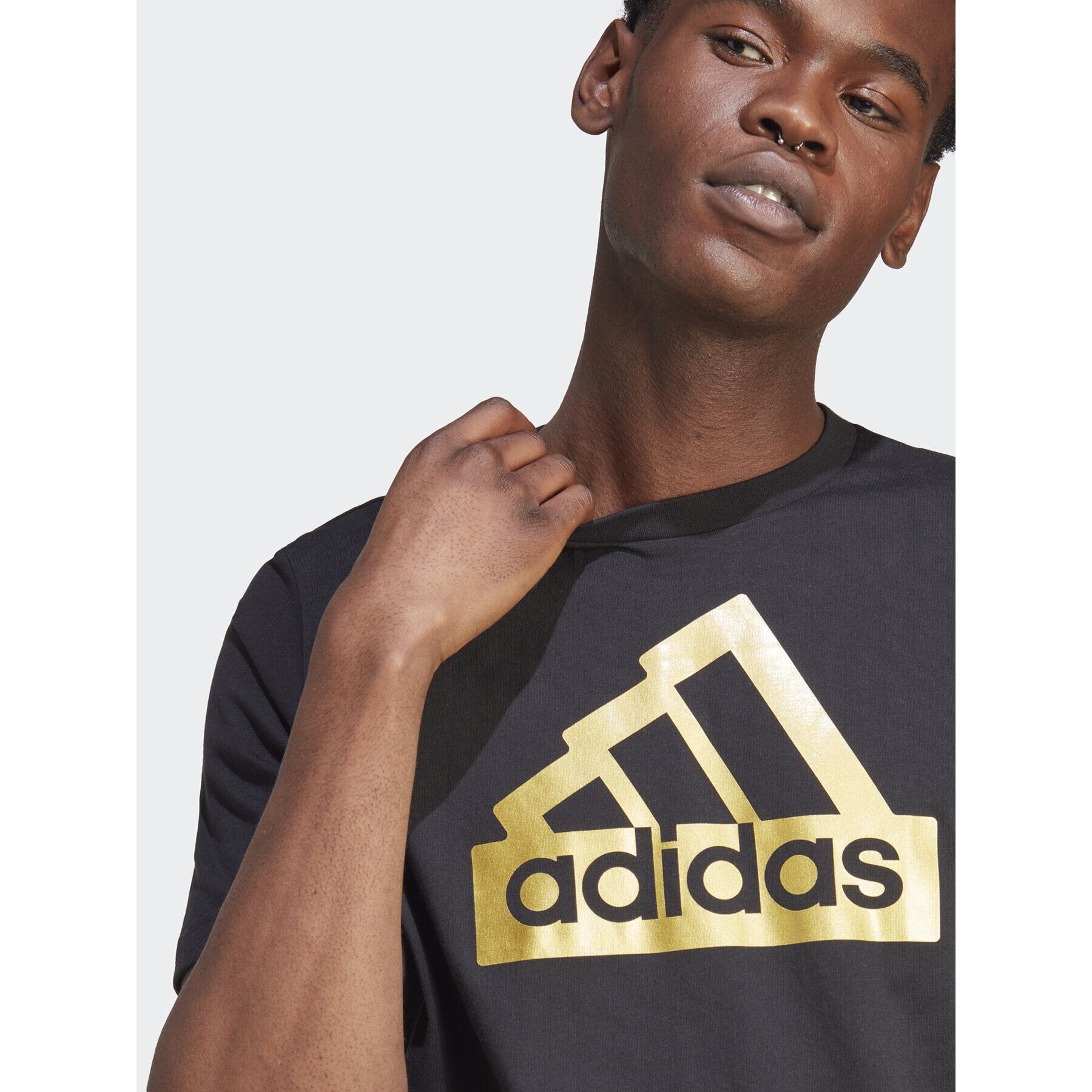 adidas Тишърт II3468 Черен Regular Fit - Pepit.bg