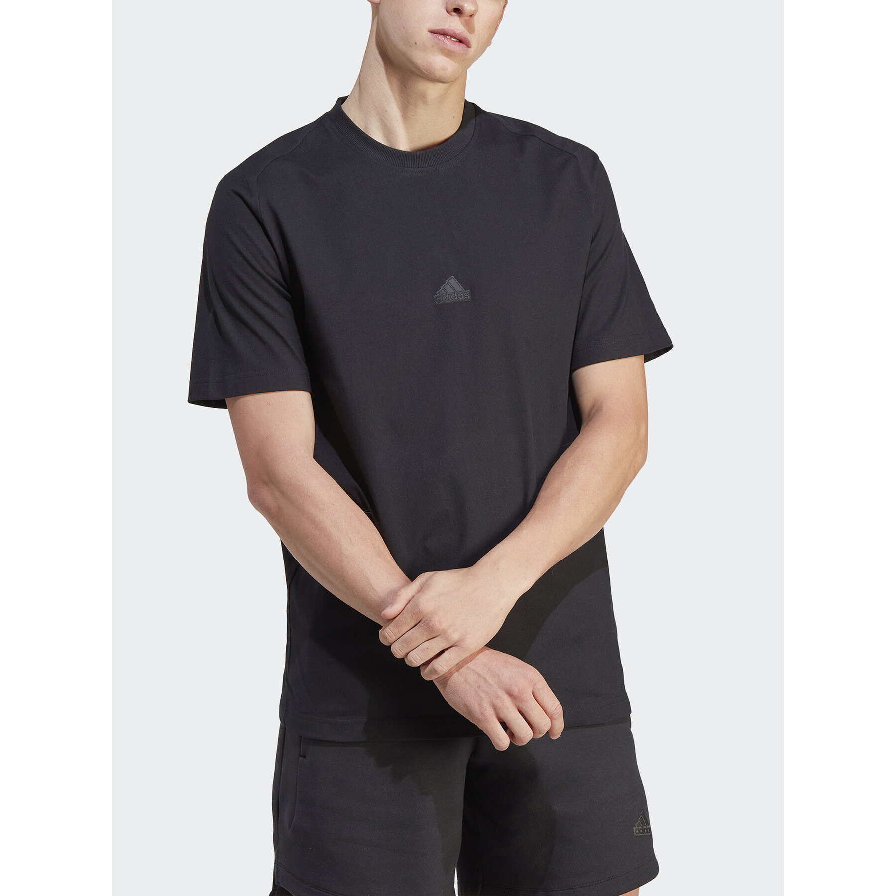 adidas Тишърт IJ6129 Черен Regular Fit - Pepit.bg