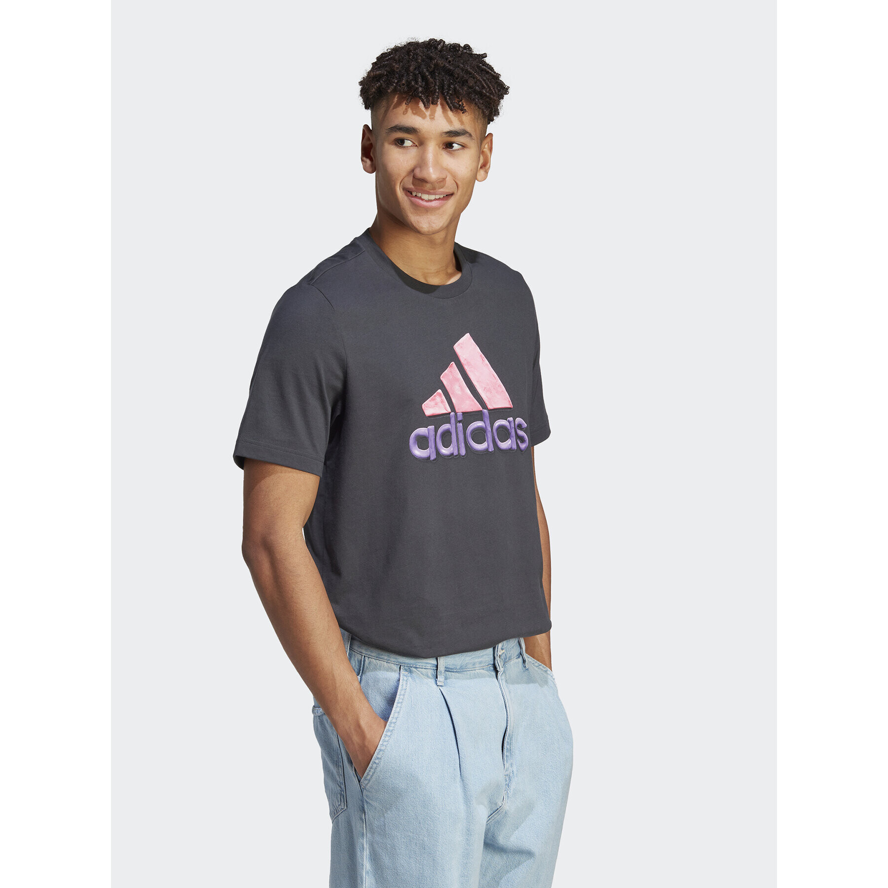 adidas Тишърт IL5399 Сив Regular Fit - Pepit.bg