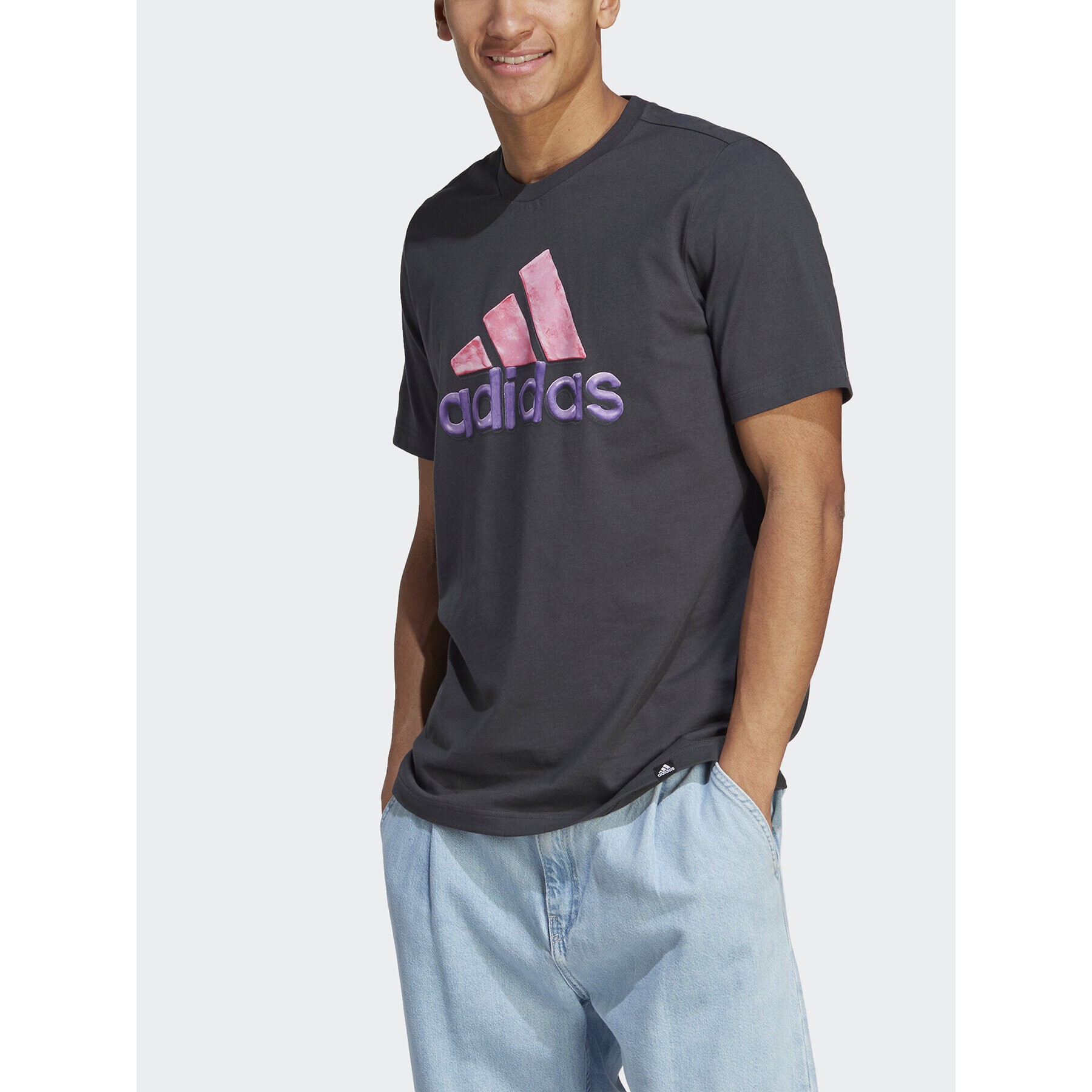 adidas Тишърт IL5399 Сив Regular Fit - Pepit.bg