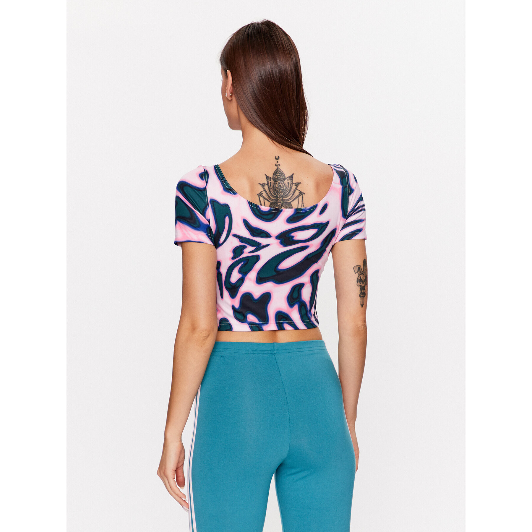 adidas Тишърт IM2566 Розов Loose Fit - Pepit.bg