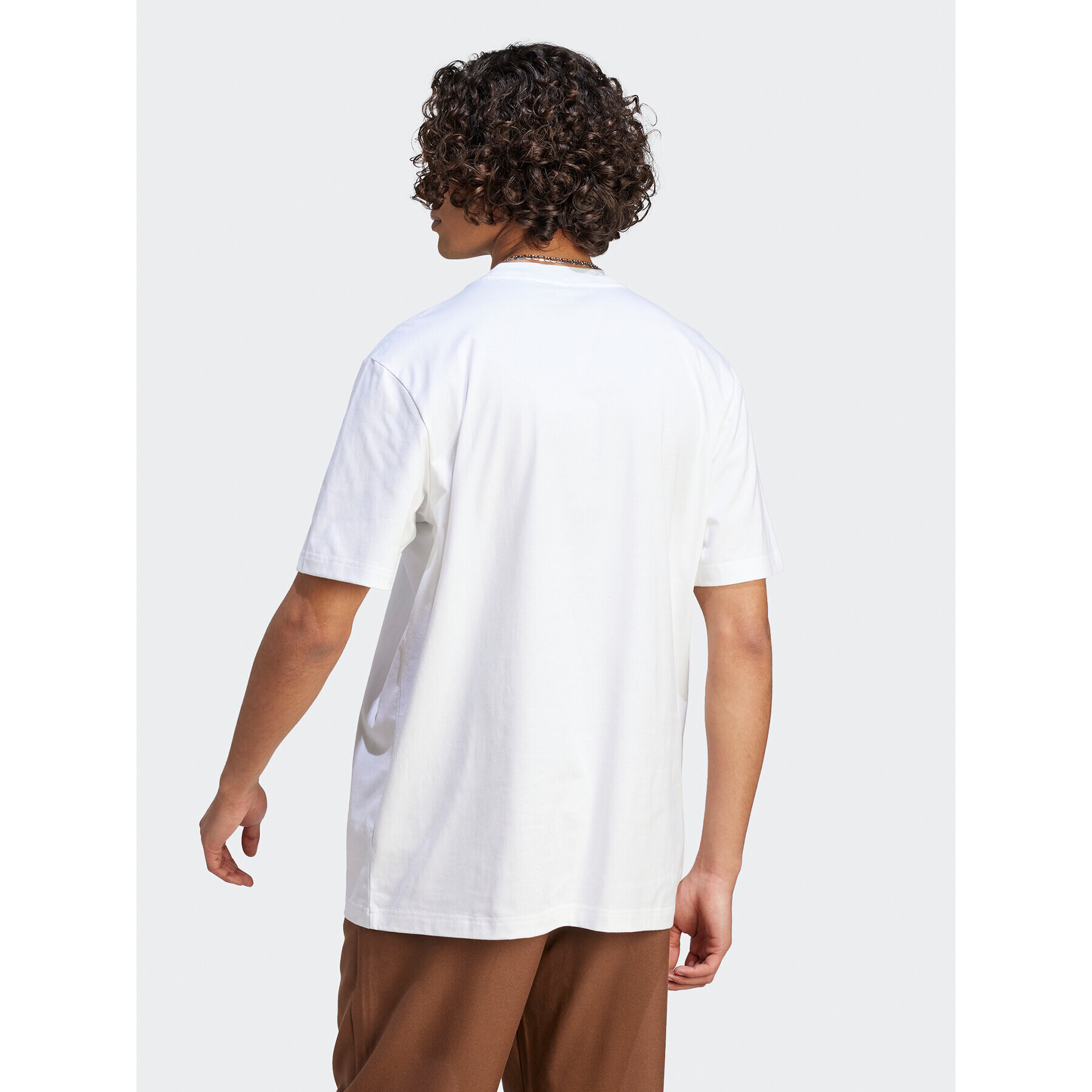 adidas Тишърт IN1623 Бял Loose Fit - Pepit.bg
