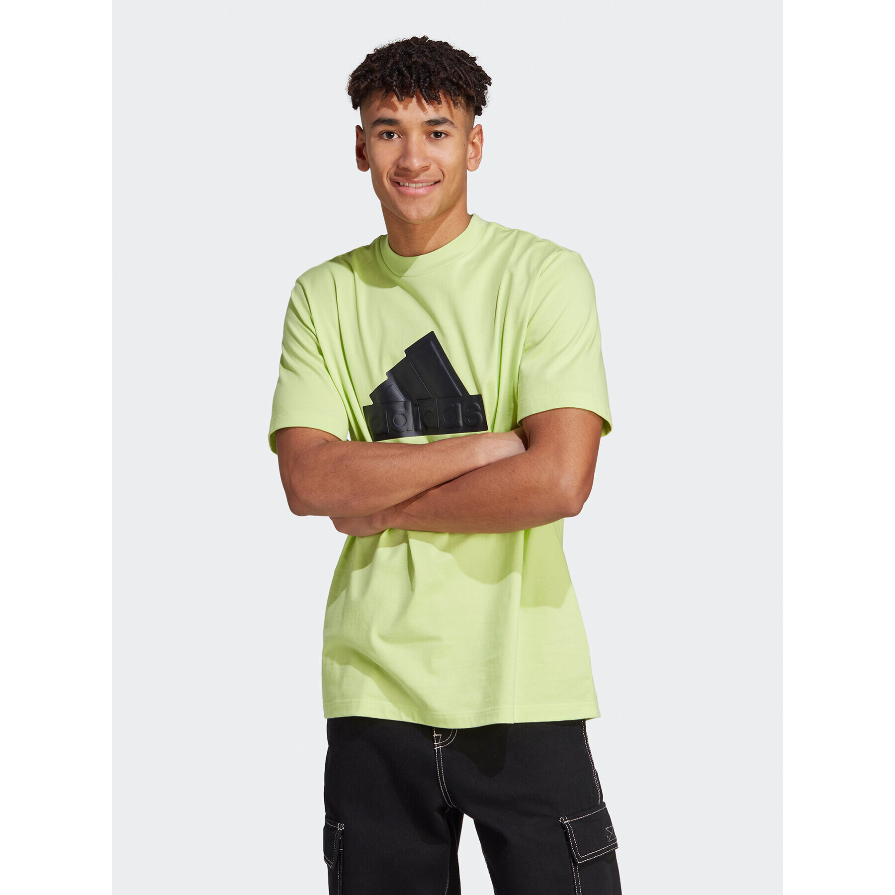 adidas Тишърт IN1627 Зелен Loose Fit - Pepit.bg
