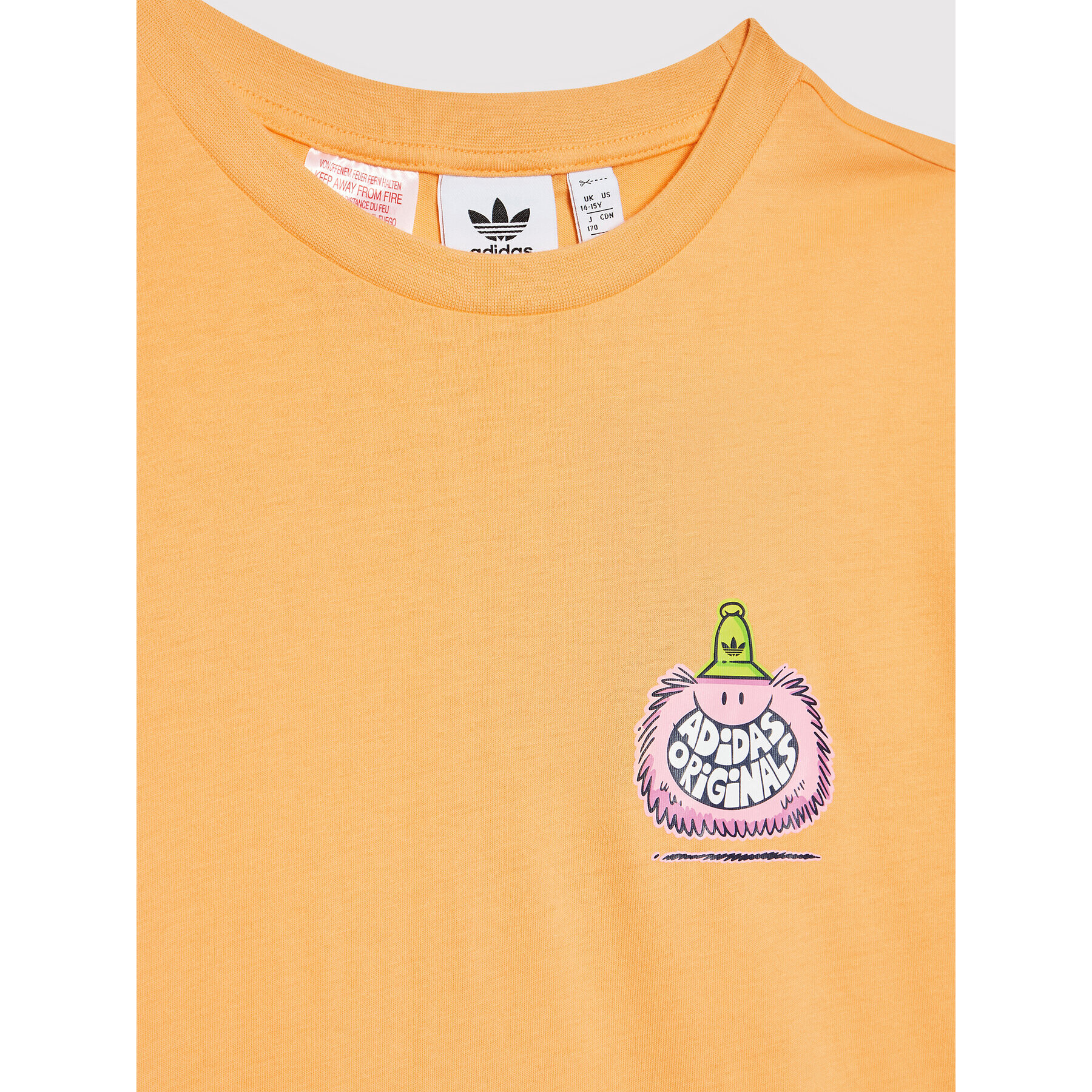 adidas Тишърт KEVIN LYONS HF7579 Оранжев Regular Fit - Pepit.bg