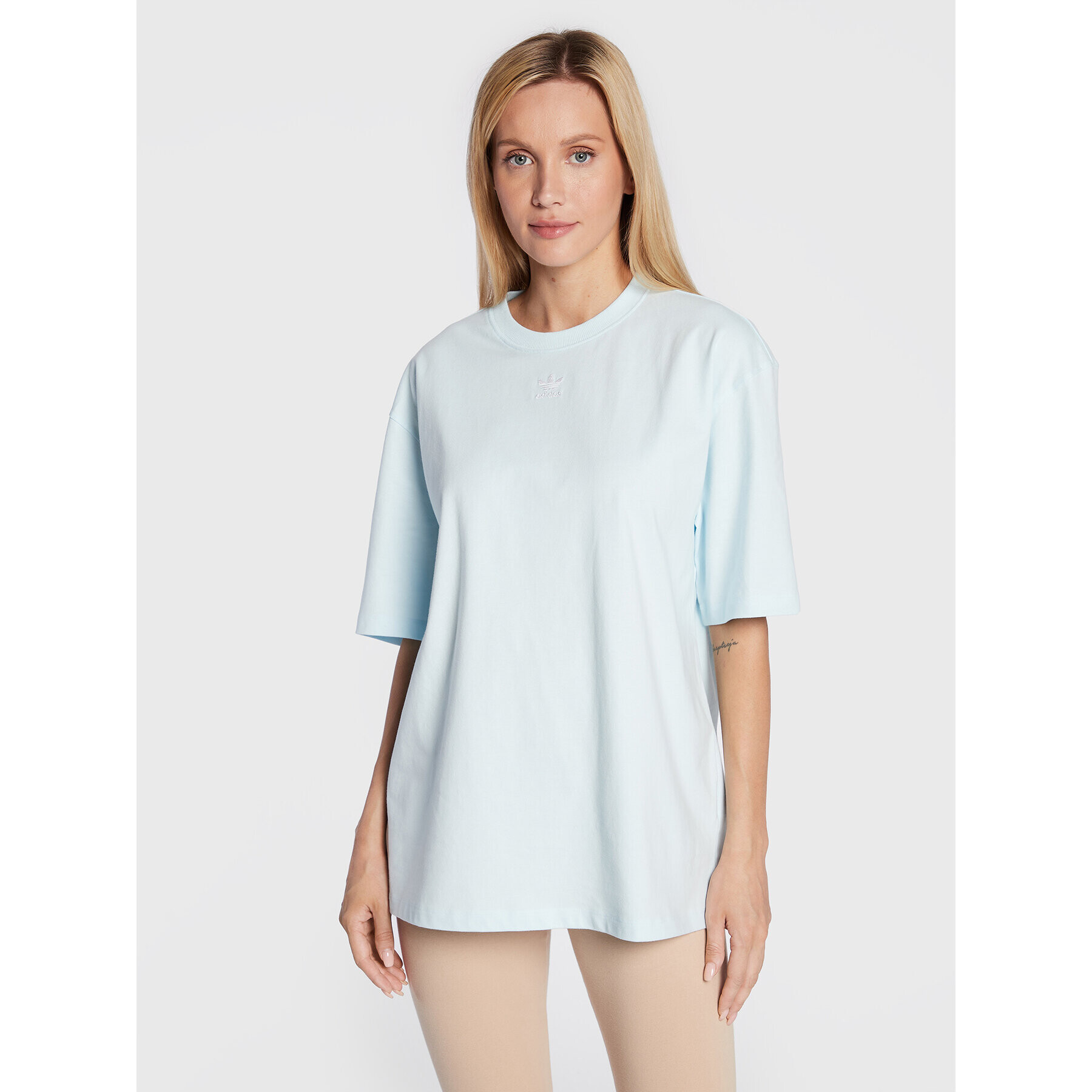 adidas Тишърт Loungewear adicolor Essentials HM1828 Син Relaxed Fit - Pepit.bg
