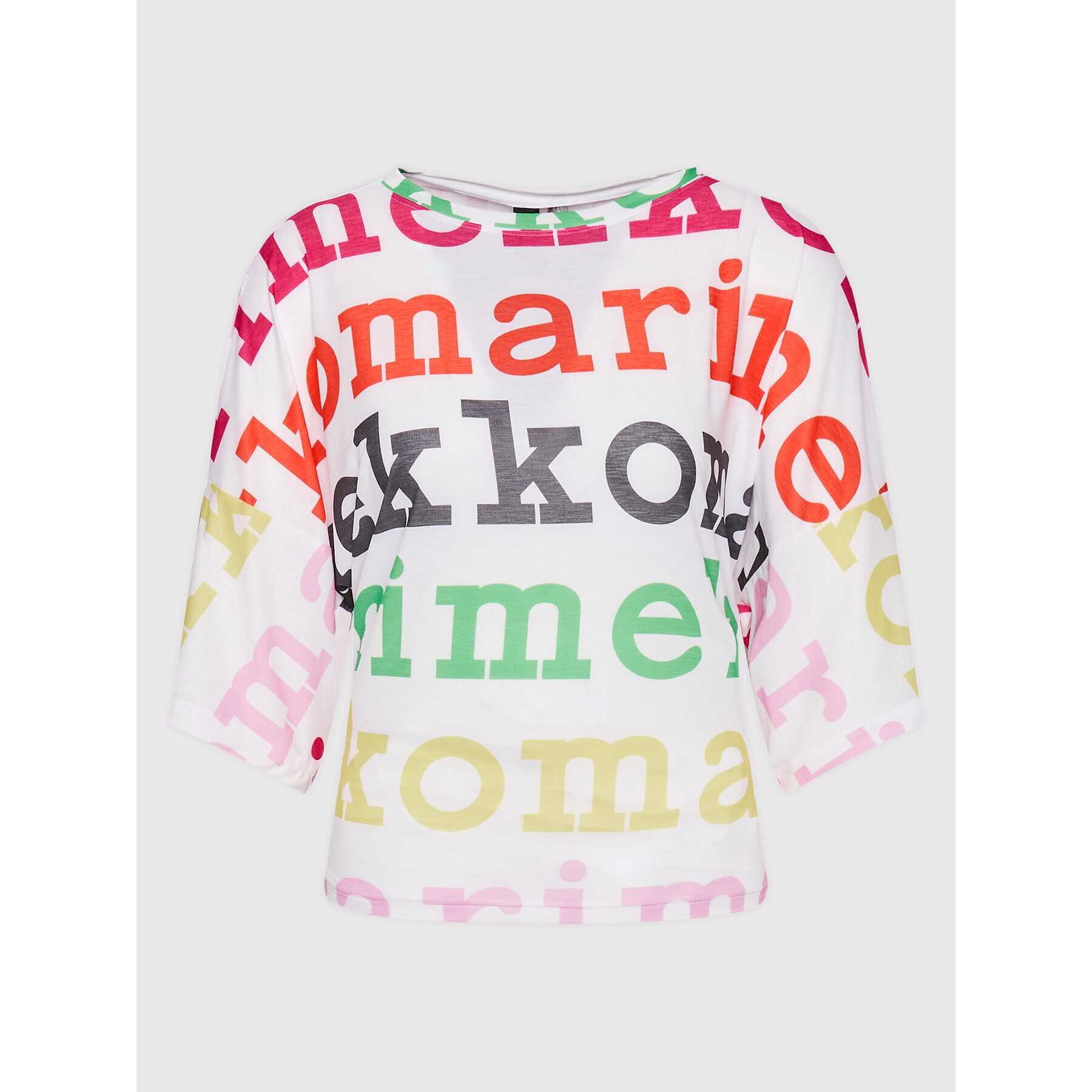 adidas Тишърт MARIMEKKO H67090 Бял Loose Fit - Pepit.bg