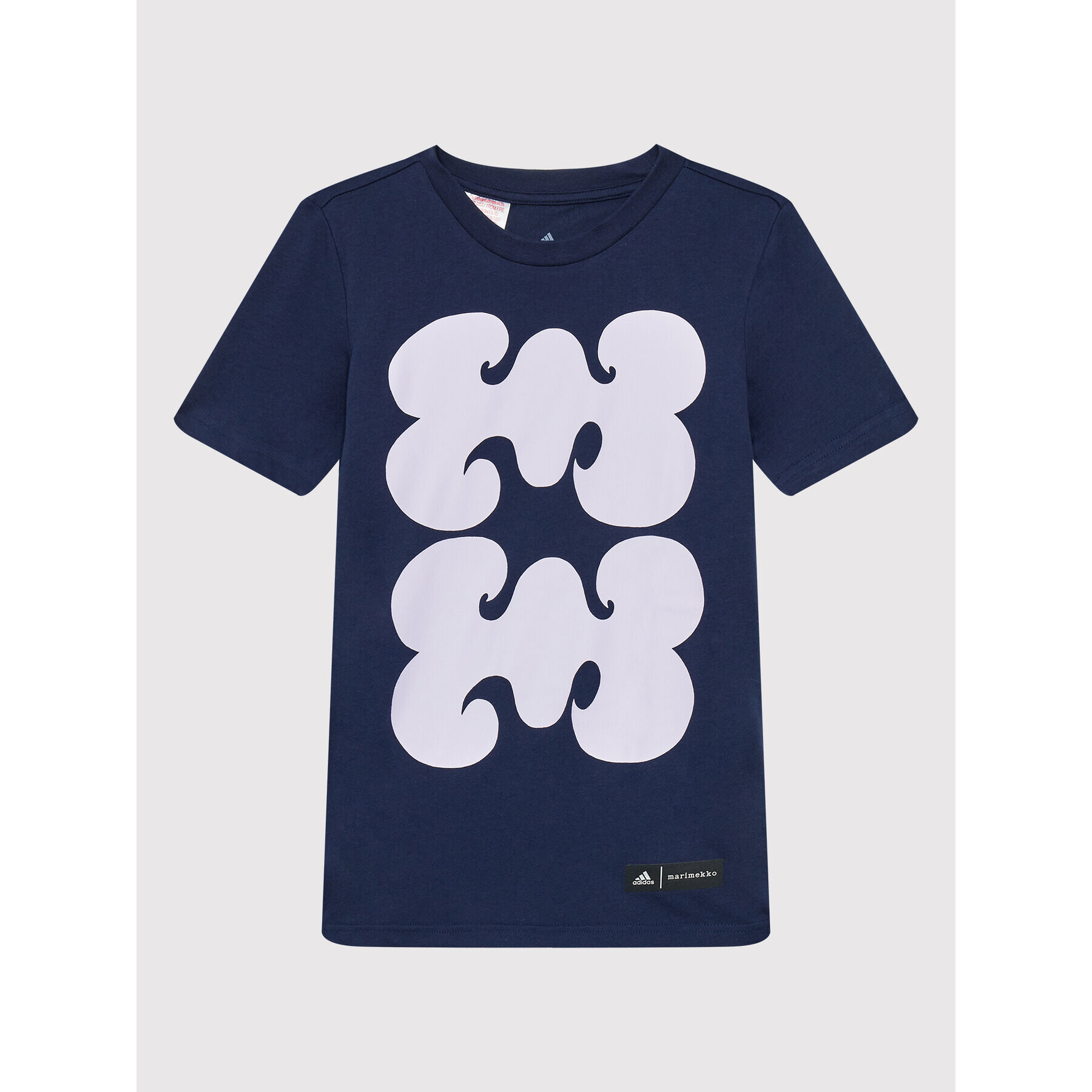 adidas Тишърт Marimekko HL1631 Тъмносин Regular Fit - Pepit.bg