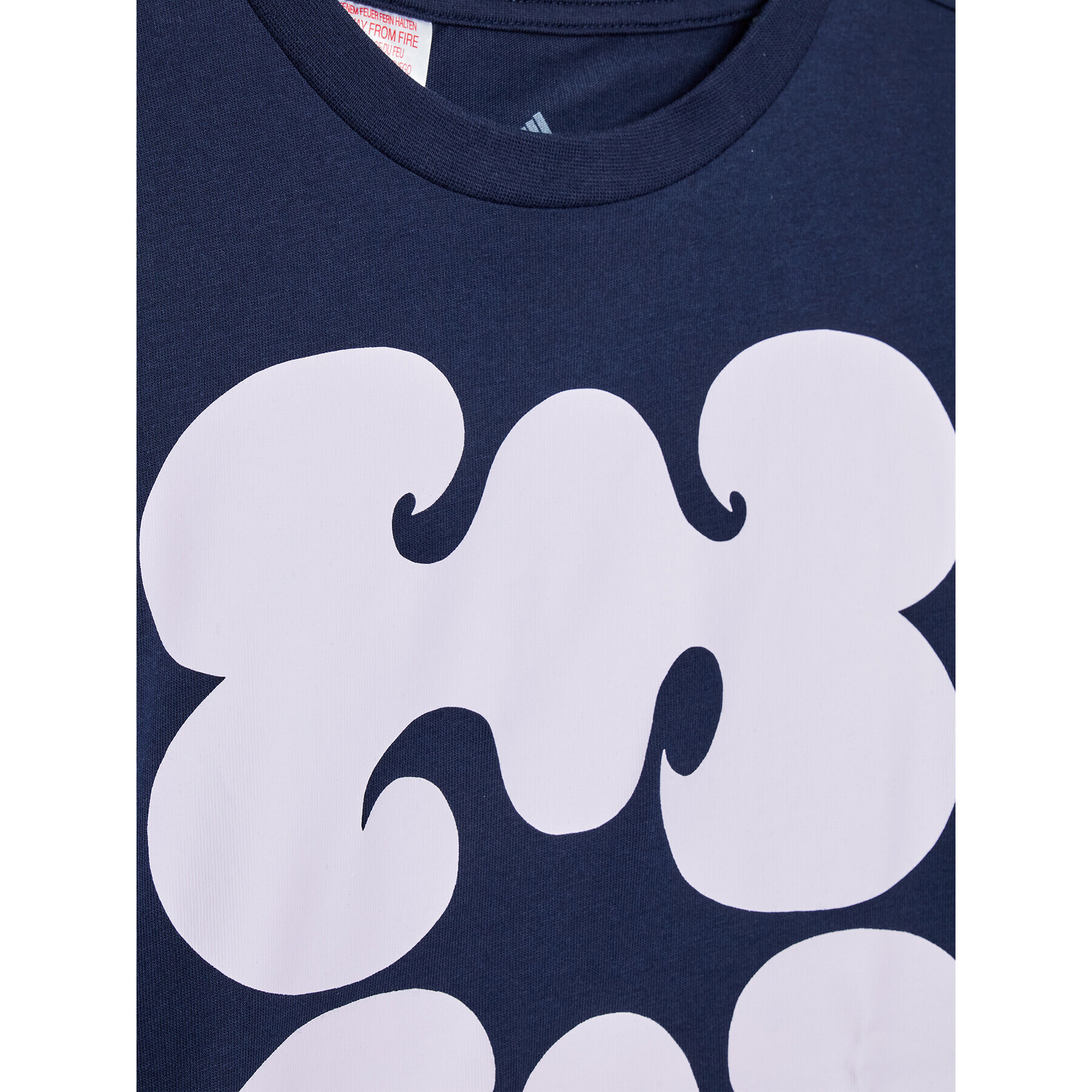 adidas Тишърт Marimekko HL1631 Тъмносин Regular Fit - Pepit.bg