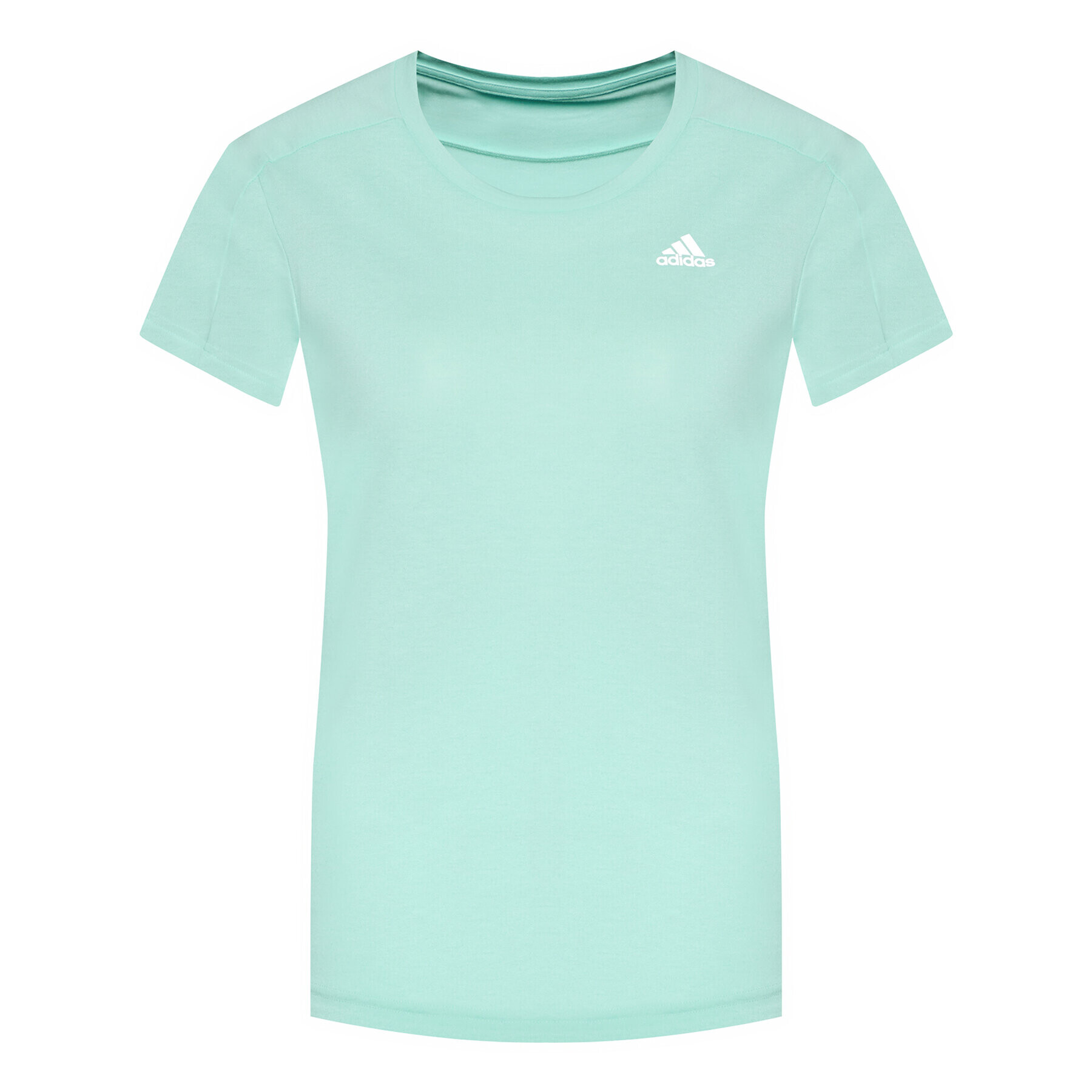 adidas Тишърт Own The Run Soft GN1916 Зелен Regular Fit - Pepit.bg