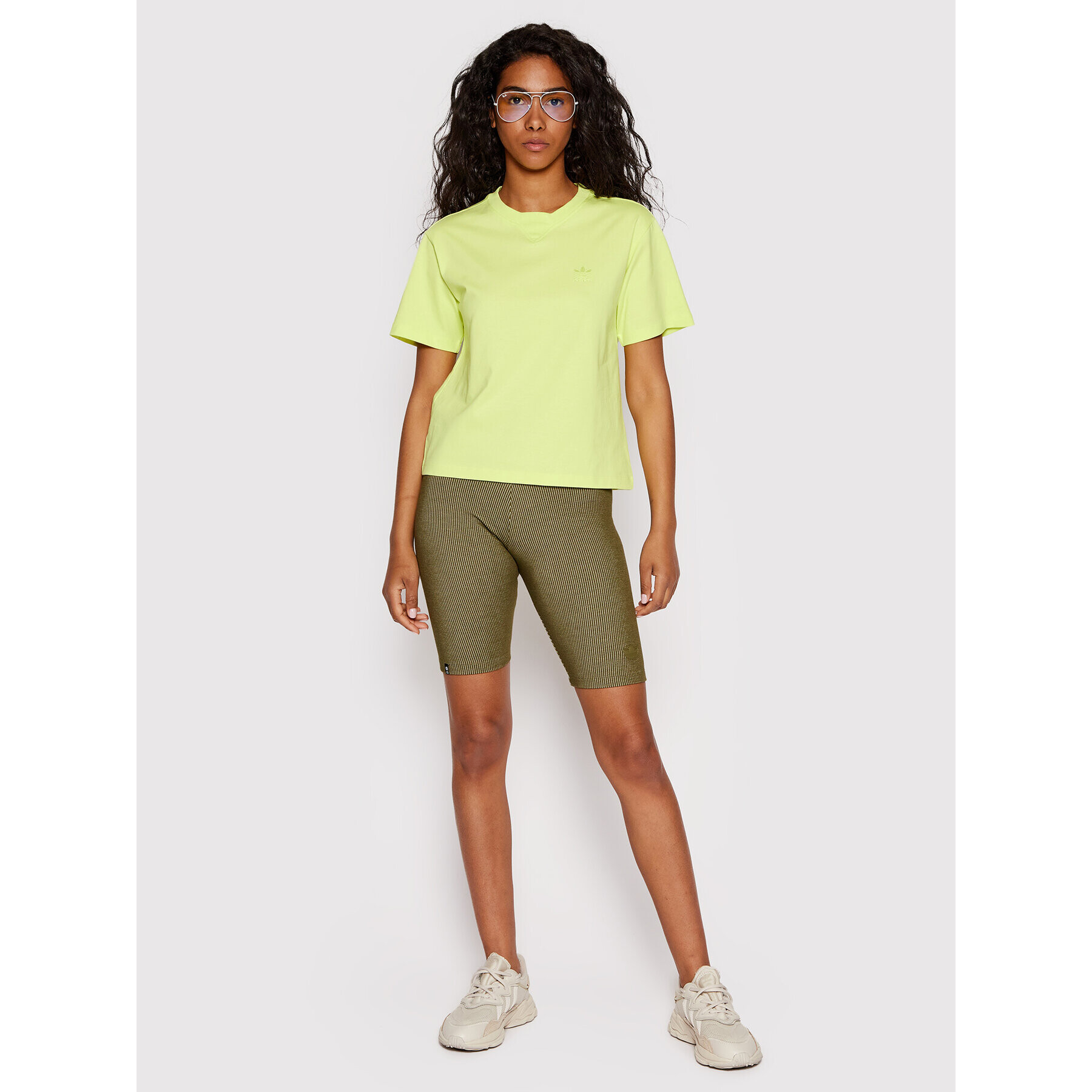 adidas Тишърт Playera HE6891 Жълт Regular Fit - Pepit.bg