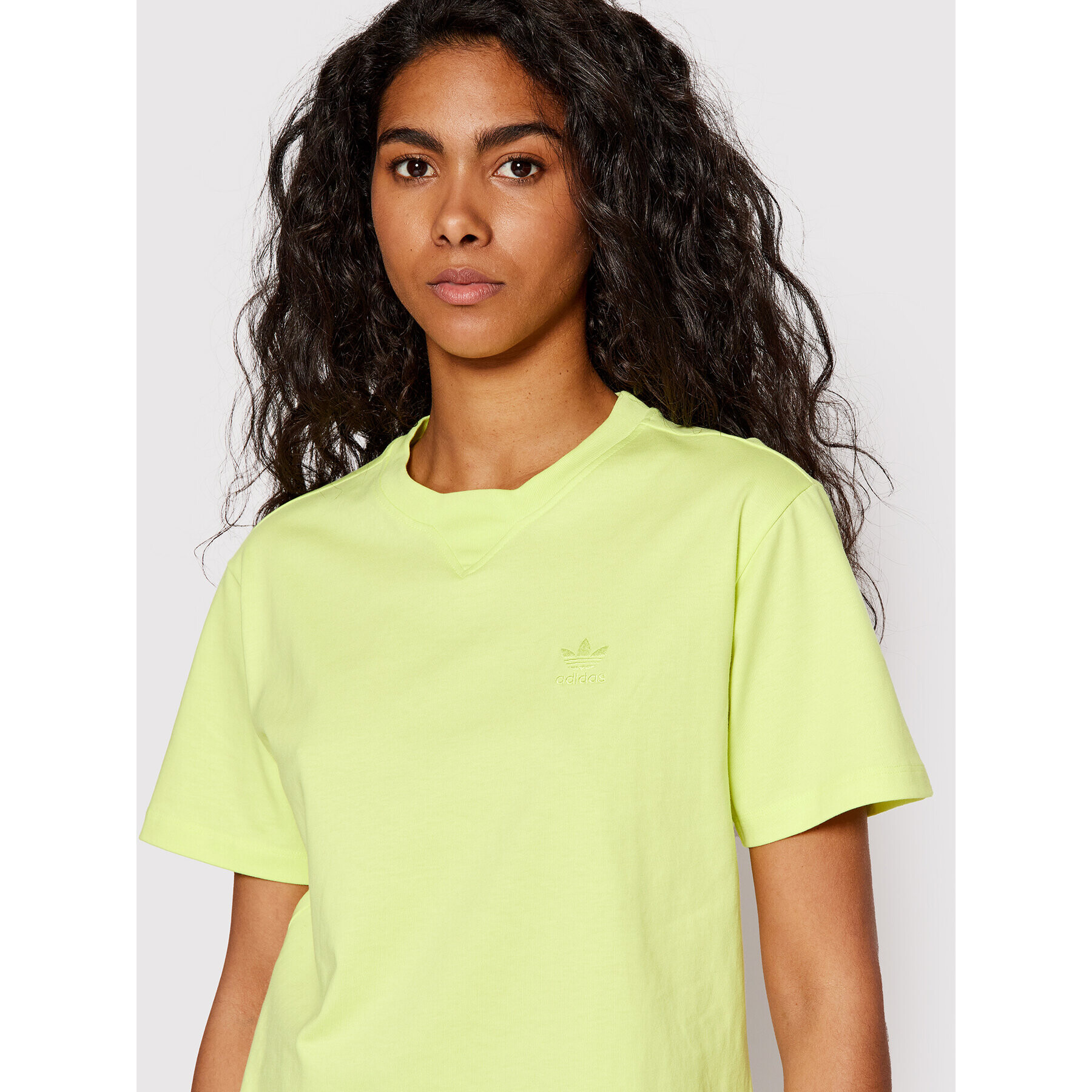 adidas Тишърт Playera HE6891 Жълт Regular Fit - Pepit.bg