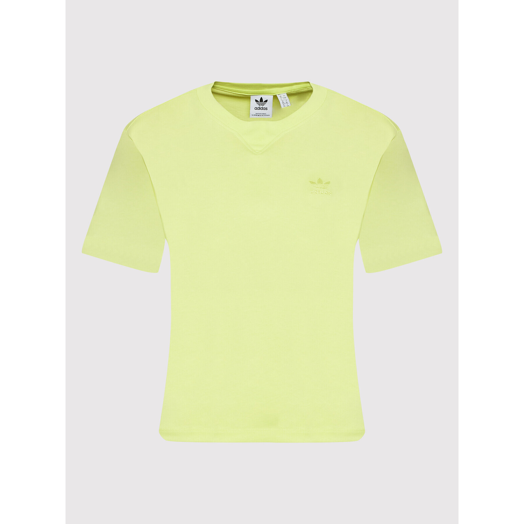 adidas Тишърт Playera HE6891 Жълт Regular Fit - Pepit.bg