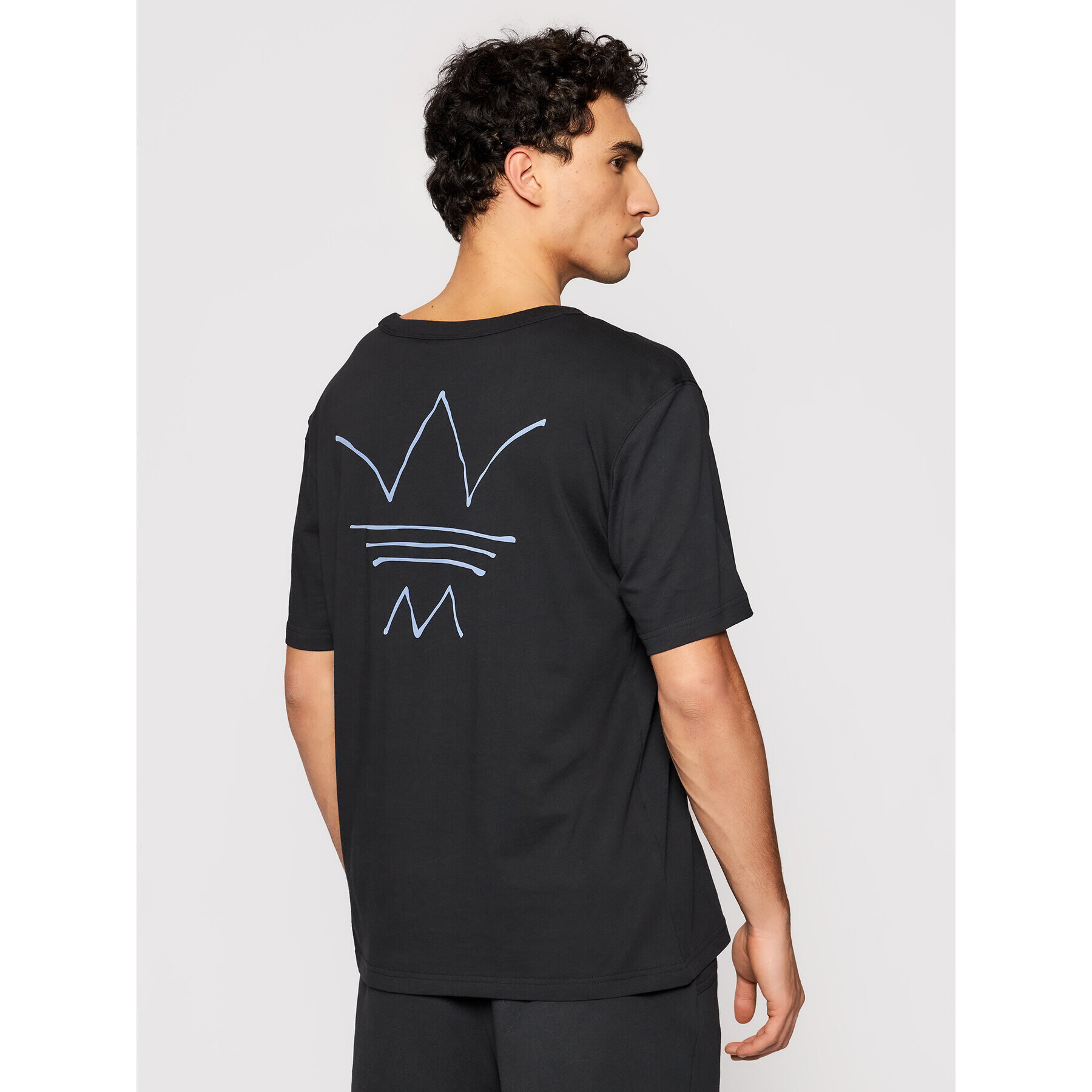 adidas Тишърт R.Y.V. Abstract Trefoil GN3283 Черен Regular Fit - Pepit.bg