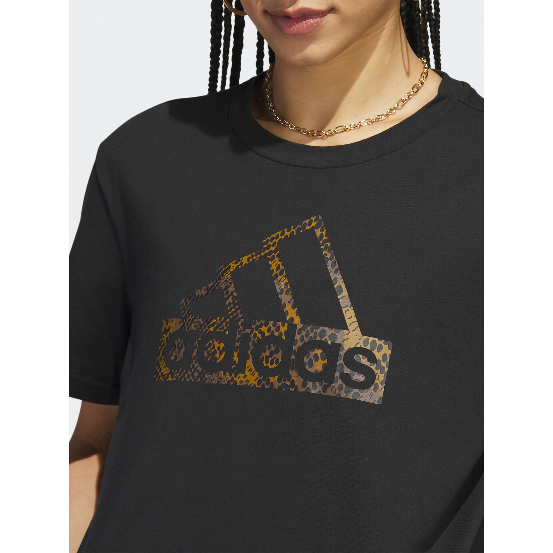 adidas Тишърт Reptile Badge of Sport Graphic T-Shirt HR5317 Черен Regular Fit - Pepit.bg